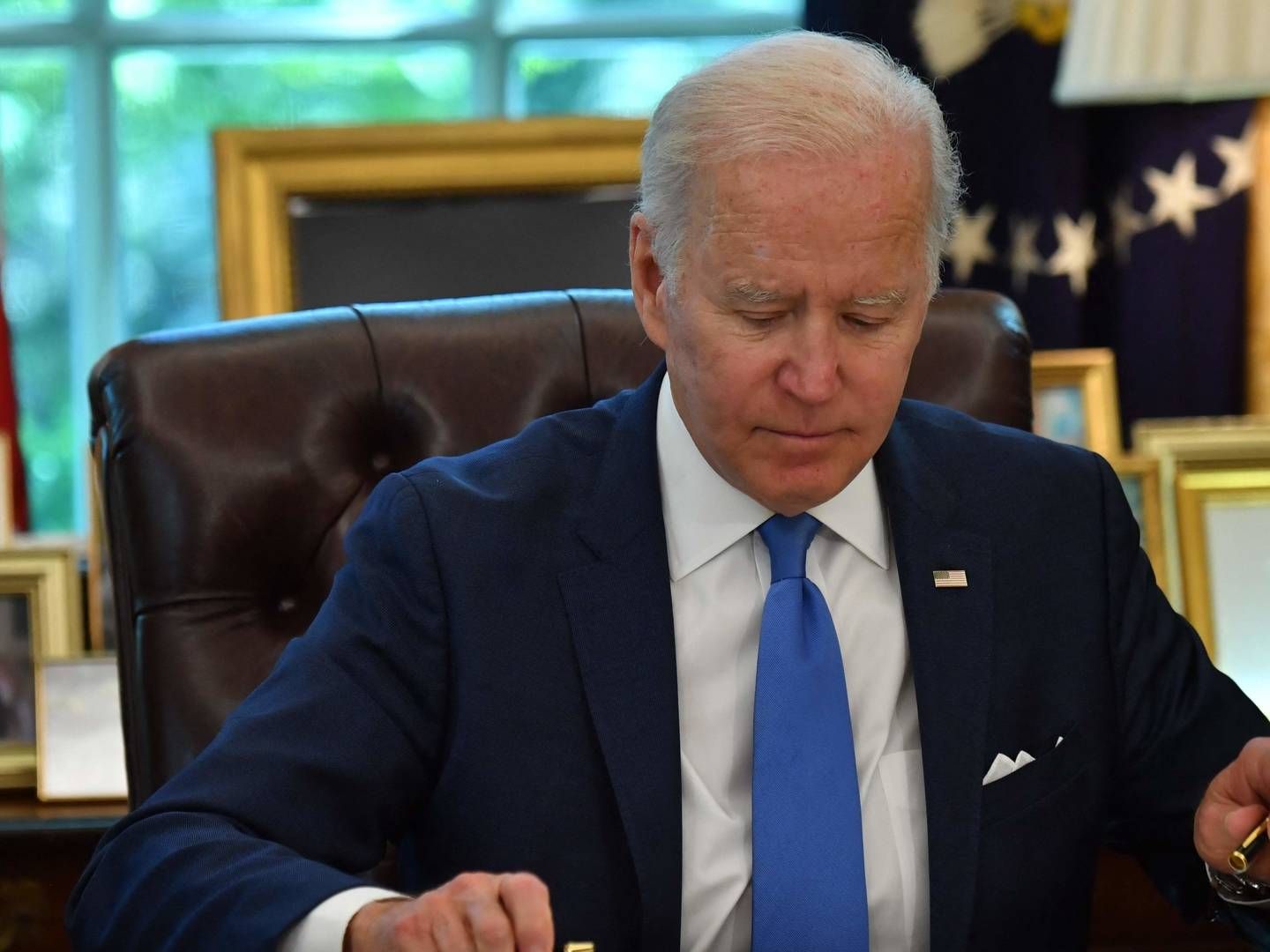 Den amerikanske præsident, Joe Biden | Foto: NICHOLAS KAMM/AFP / AFP