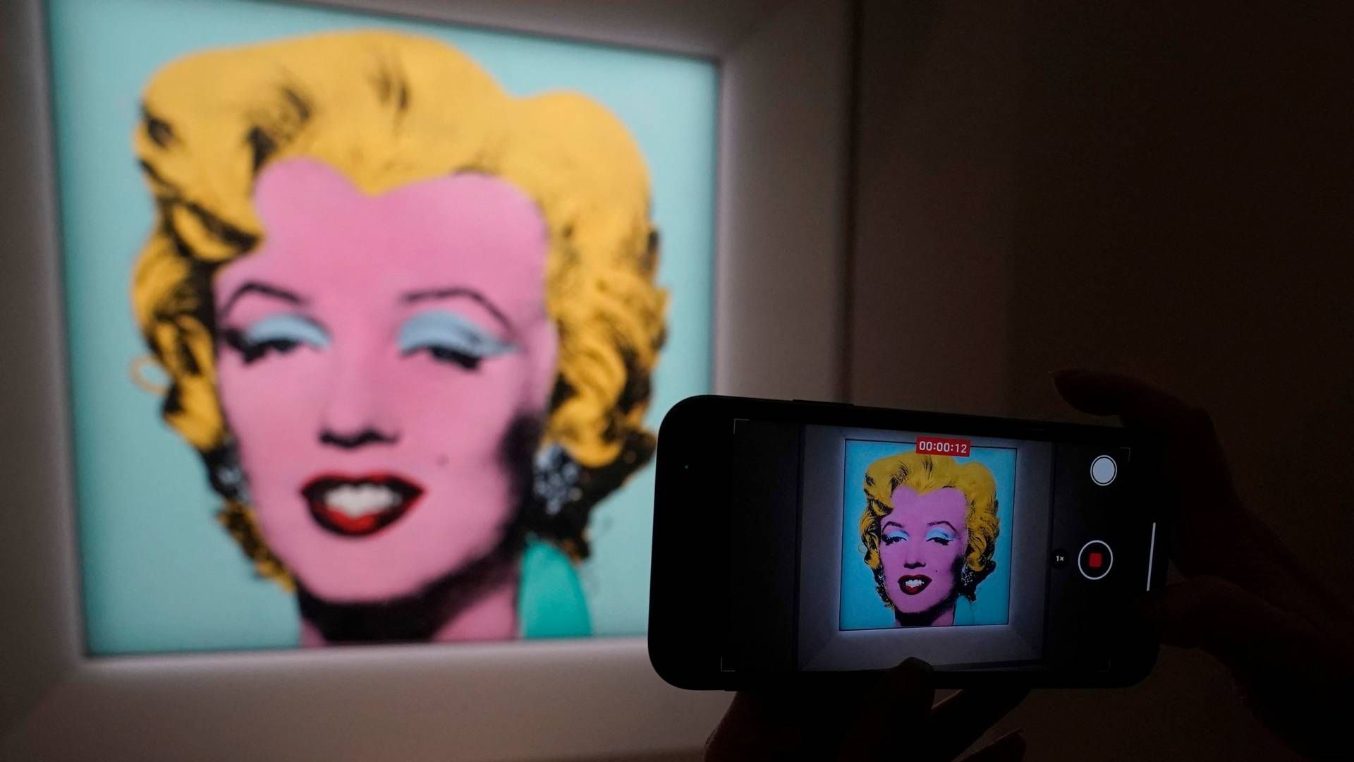 Andy Warhols verdenskendte portræt af Marilyn Monroe er blevet det dyreste auktionssolgte billede fra det 20. århundrede. (Arkivfoto). | Foto: Timothy A. Clary/AFP/Ritzau Scanpix