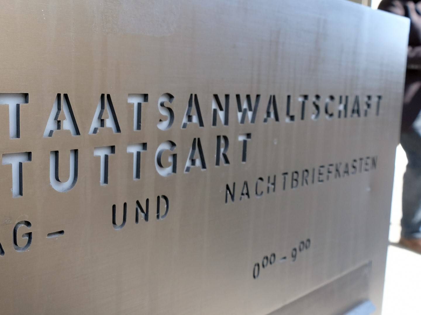 Briefkasten am Gebäude der Staatsanwaltschaft in Stuttgart (Symbolbild) | Foto: picture alliance / Bernd Weißbrod/dpa | Bernd Weissbrod