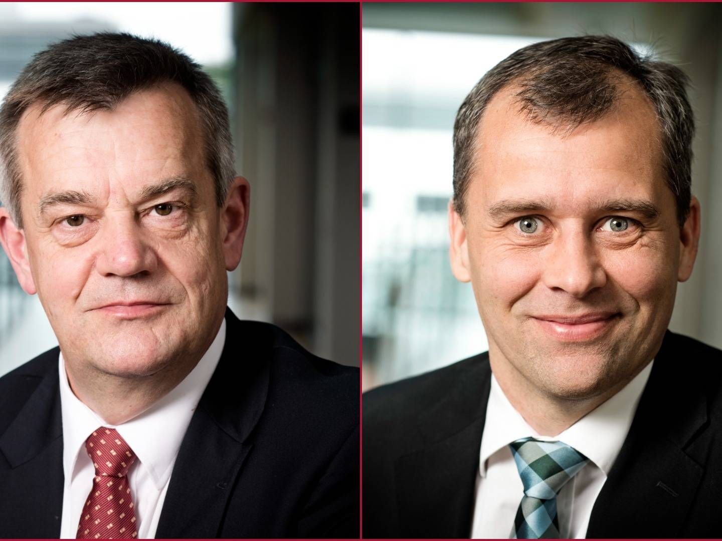 Christian Betz, head of risk and sustainability at Jyske Capital and Allan W. Larsen, head of mortgage bonds at Jyske Capital. | Photo: PR/Jyske Bank