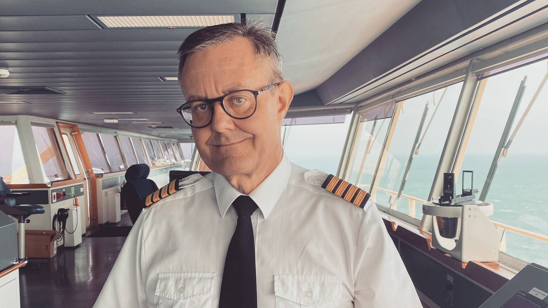 Skibskaptajn Knud Præst Jørgensen vil ikke sidde i bestyrelsen for en "gul fagforening". | Foto: PRIVATFOTO