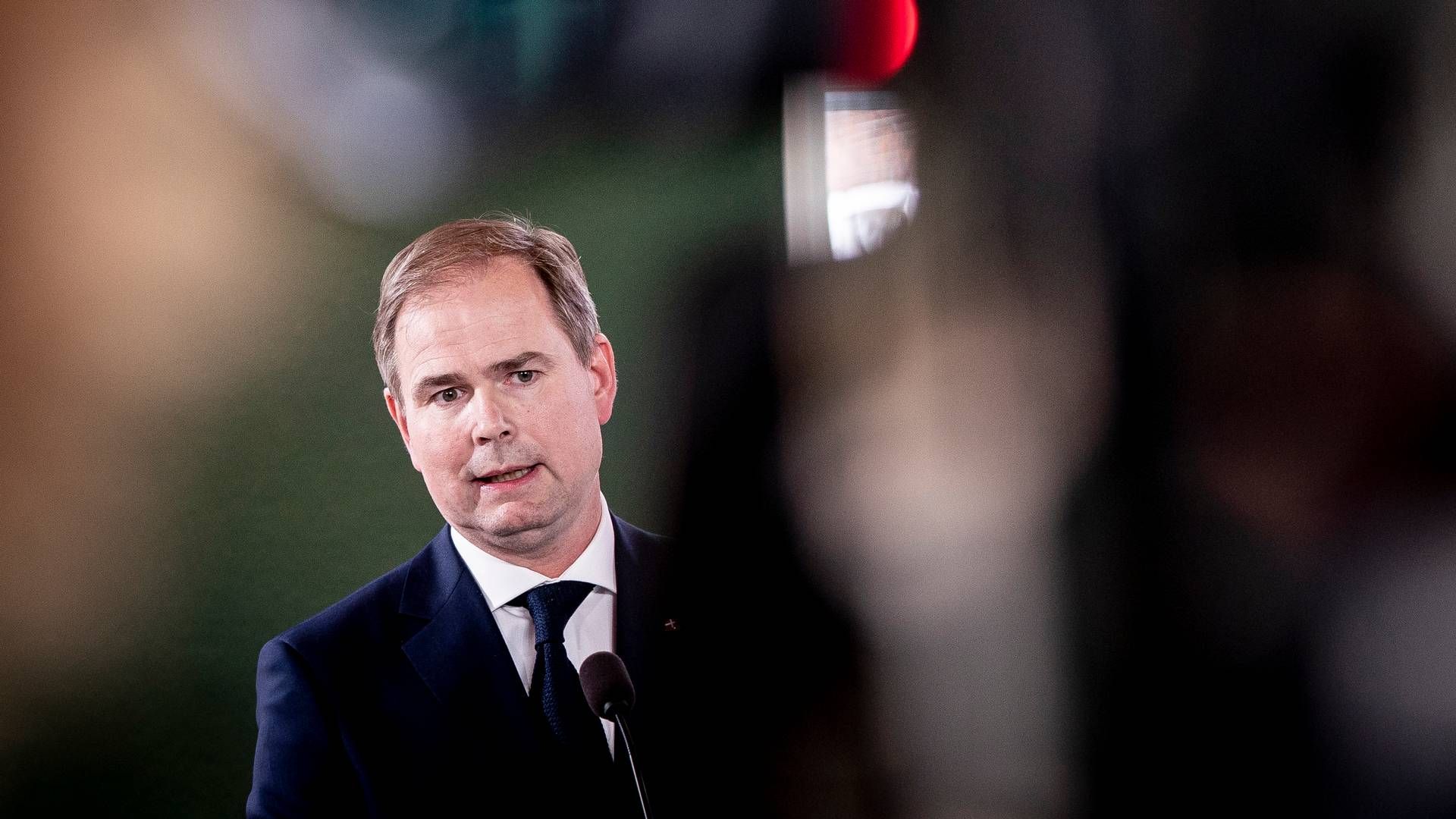 Finansminister Nicolai Wammen (S) holdt torsdag pressemøde om Økonomisk Redegørelse. | Foto: Liselotte Sabroe/Ritzau Scanpix