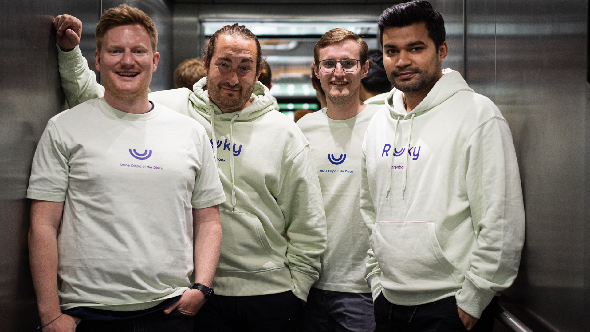Die Gründer von Ruuky (v.l.): Jes Hennig (CEO), Max Schwarz (CMO), Timo Steffens (CFO) und Deepankar Jha (CTO) | Foto: Ruuky