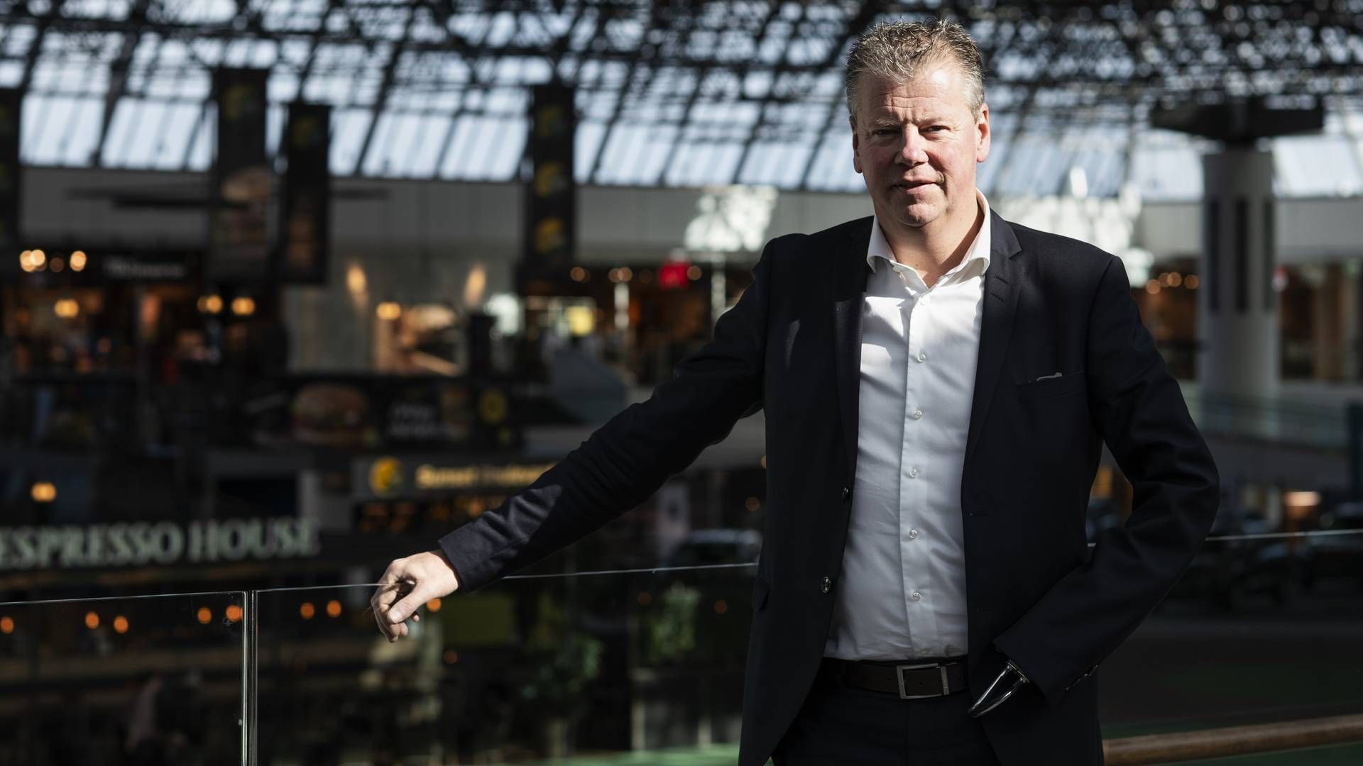 Jesper Faurholdt er direktør for Danske Shoppingcentre | Foto: Gregers Tycho