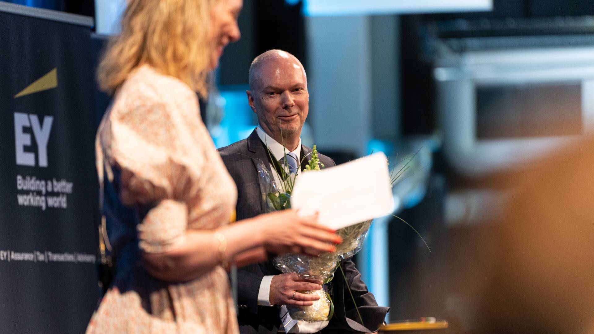 Lollands Bank vandt sidste år titlen som "Årets mindre bank" til konferencen "Årets Finansvirksomhed", der var arrangeret af FinansWatch i samarbejde med EY. | Foto: Jan Bjarke Mindegaard