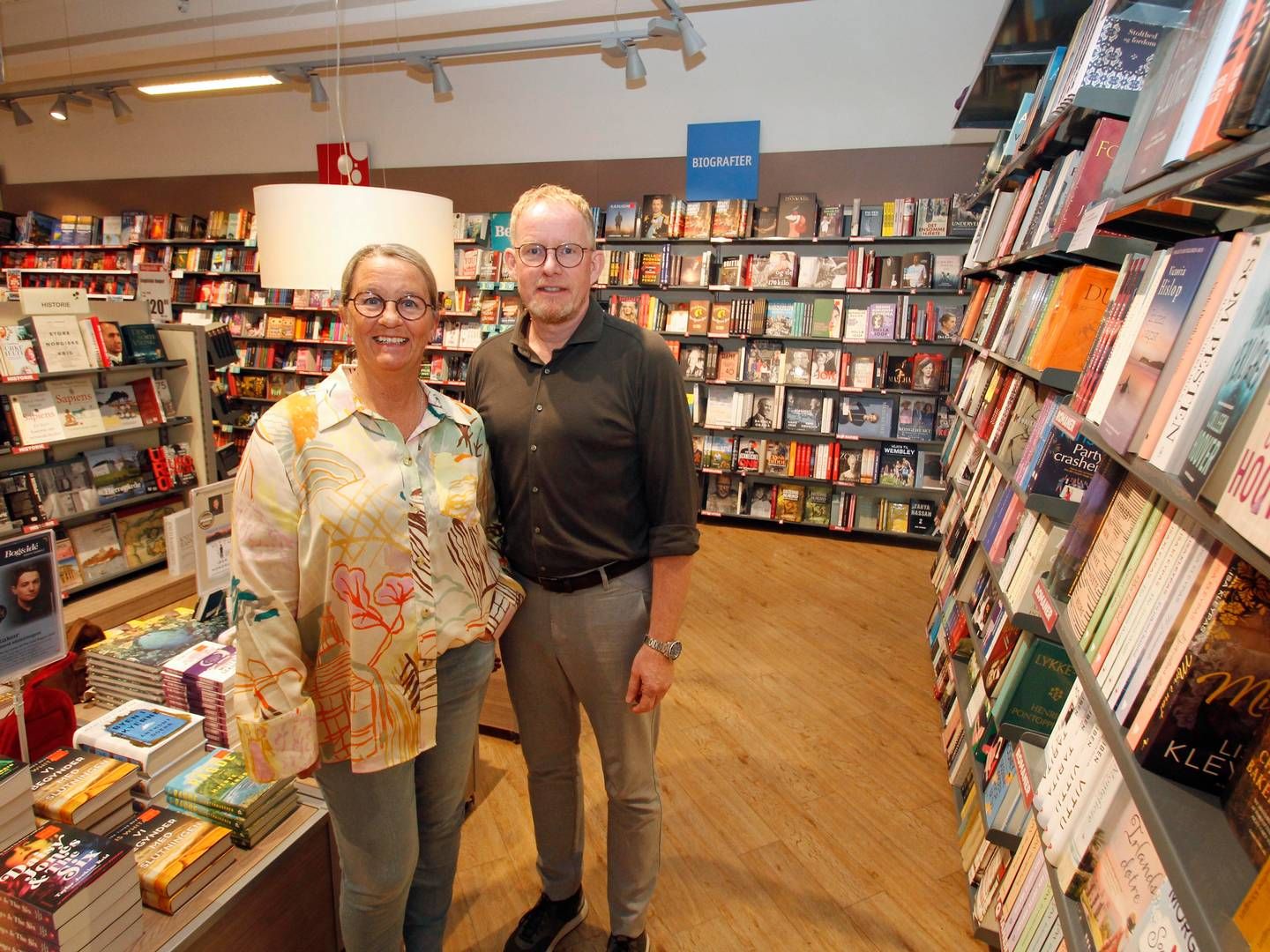 Ulla Tarp og Mike Jensen står bag 19 Bog & Idé-butikker i alt, når de næste år åbner en ny butik i Herlev. | Foto: Pr