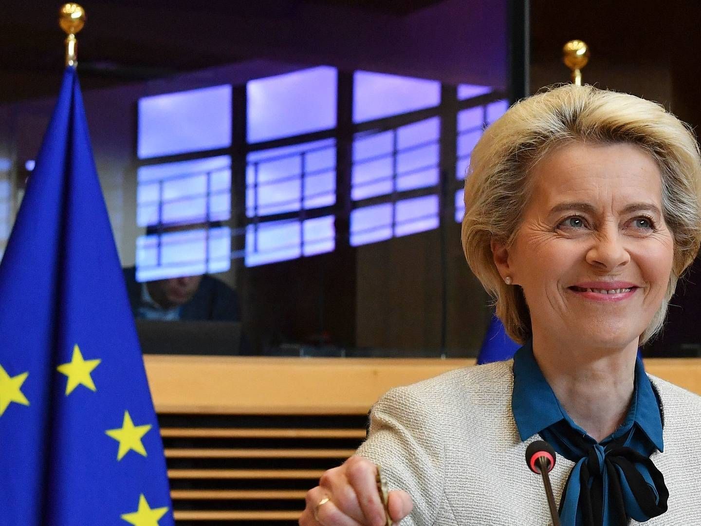 EU-Kommissionens formand, Ursula von der Leyen. | Foto: JOHN THYS/AFP / AFP