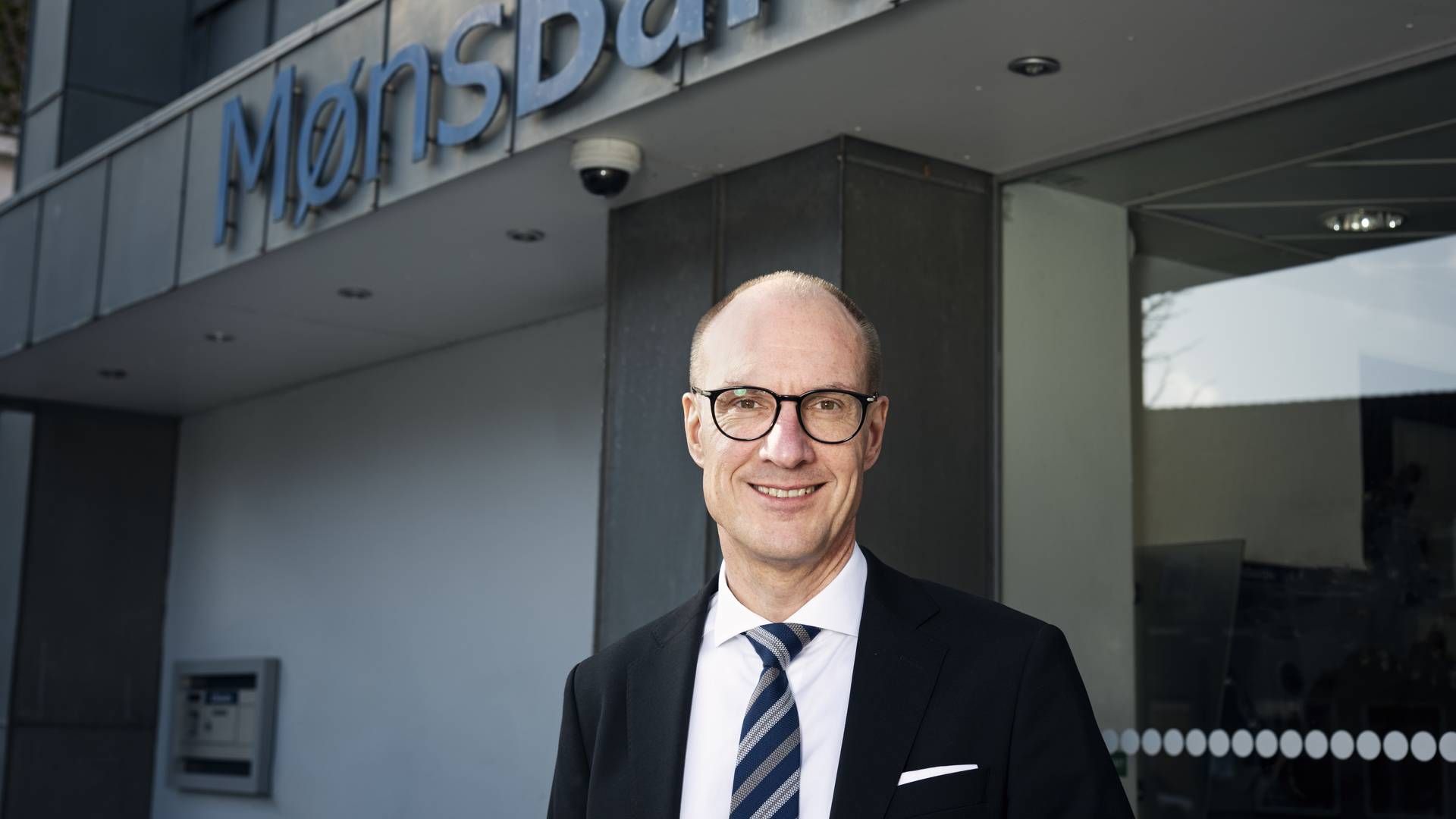 Per Sjørup Christiansen tiltrådte som adm. direktør i Møns Bank i starten af året. | Foto: Møns Bank / PR/Str