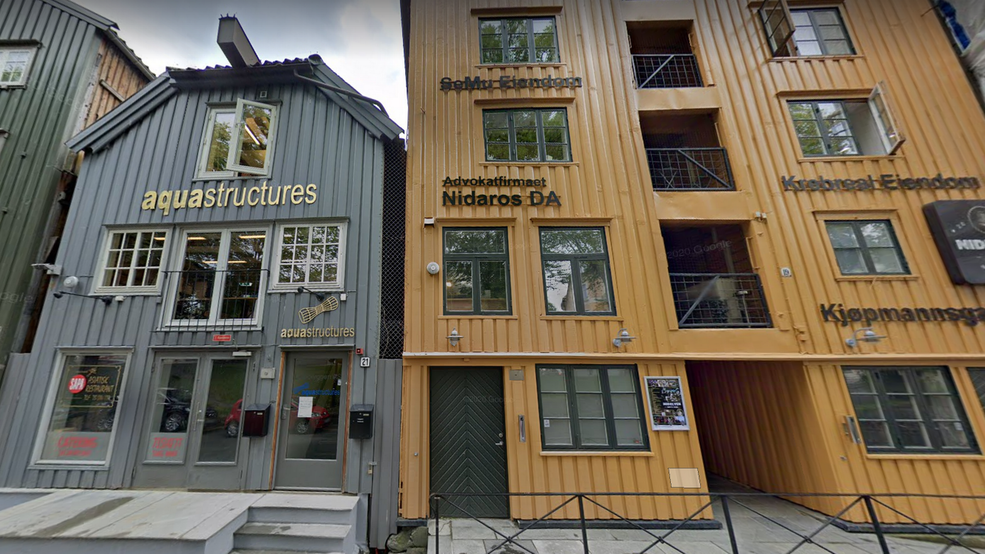 Nidaros holder til i Kjøpmannsgata i Trondheim. | Foto: Google Street View