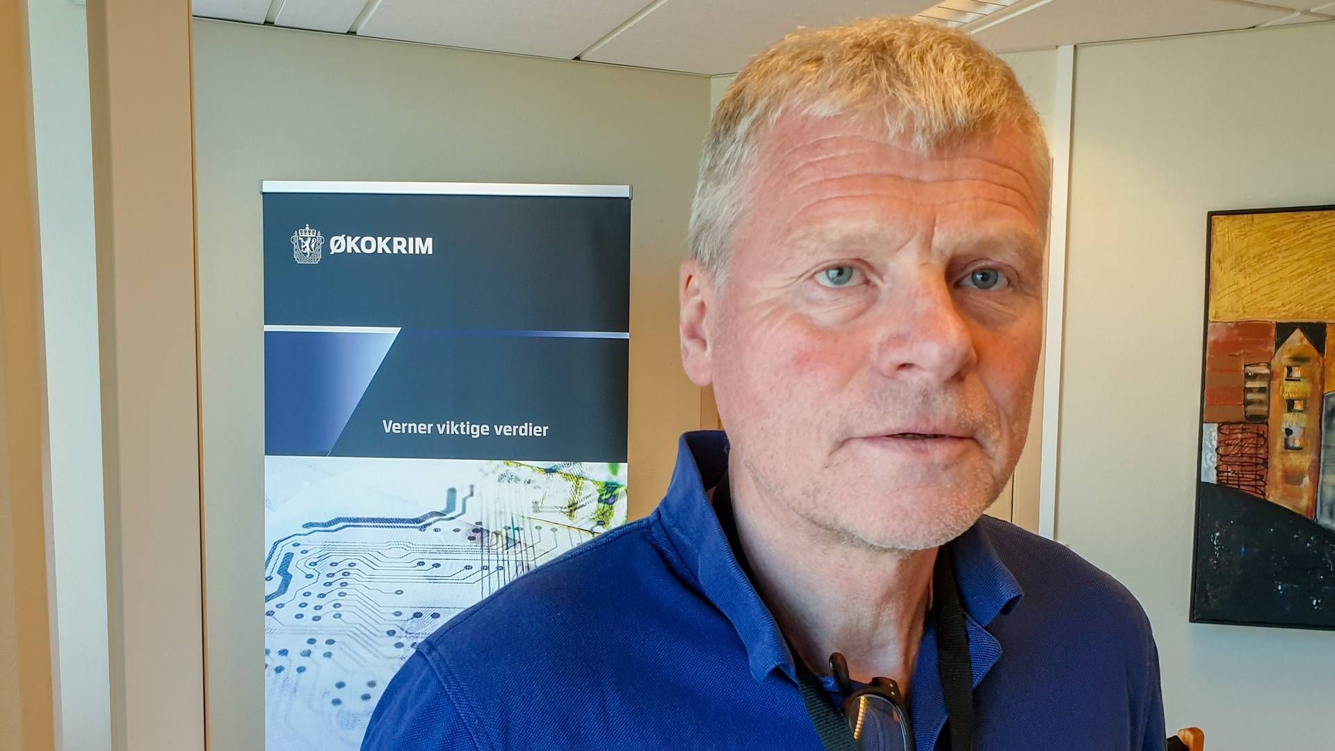 Avdelingsleder i EFE i Økokrim, Sven Arild Damslora. | Foto: Sebastian Holsen
