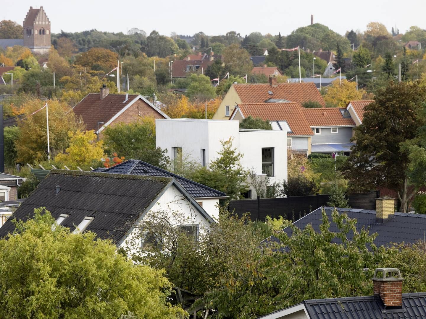 Der er i første kvartal opkonverteret boliglån for 80 mia. kr., hvilket ikke er set højere tidligere. | Foto: Thomas Borberg/Ritzau Scanpix