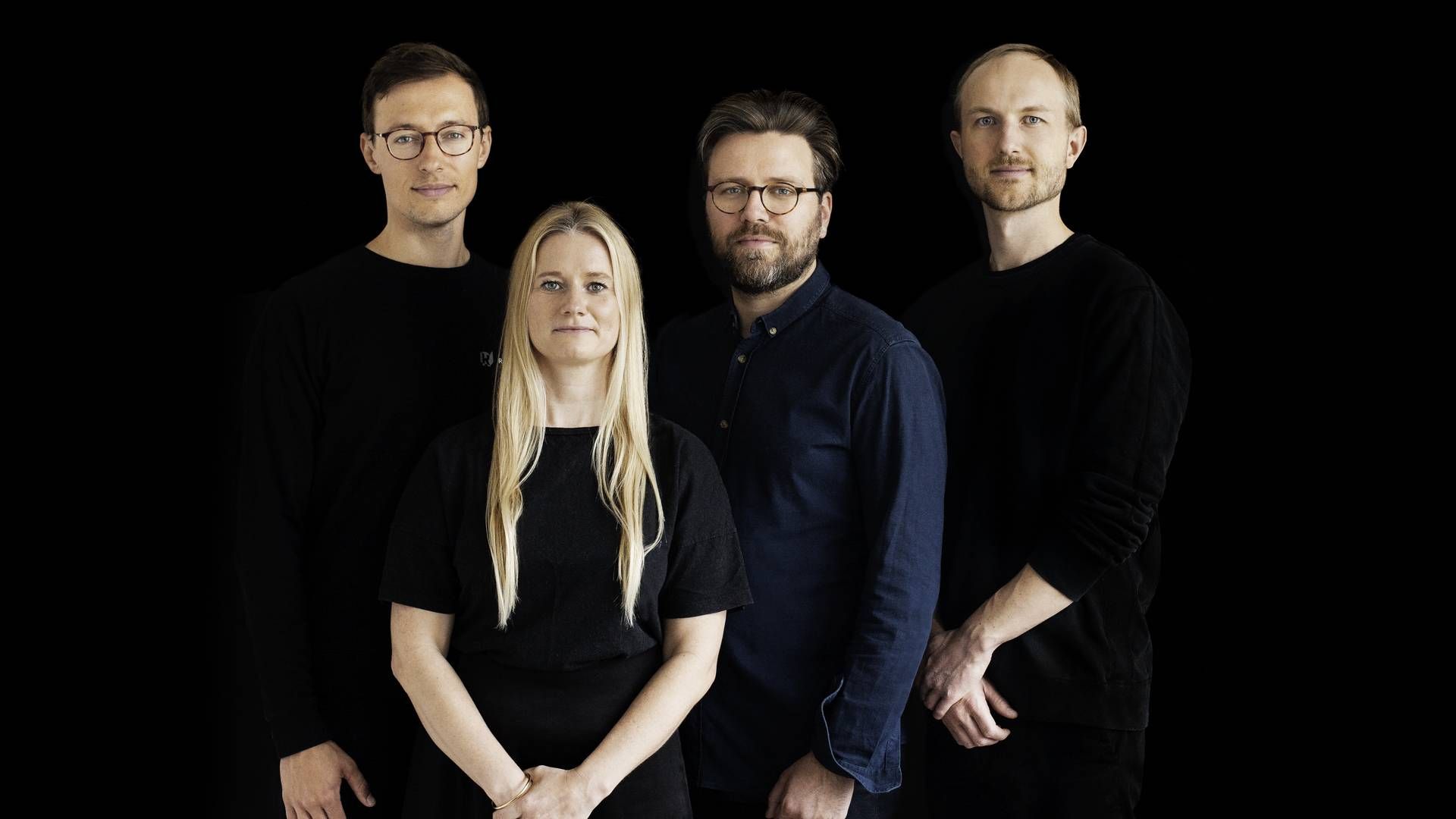 Stine Mølgaard Sørensen og Martin Axelsen (yderst til højre) var med til at stifte selskabet Radiobotics. Nu stopper de begge for at lade andre kræfter føre selskabet videre i den næste fase. | Foto: Radiobotics / PR