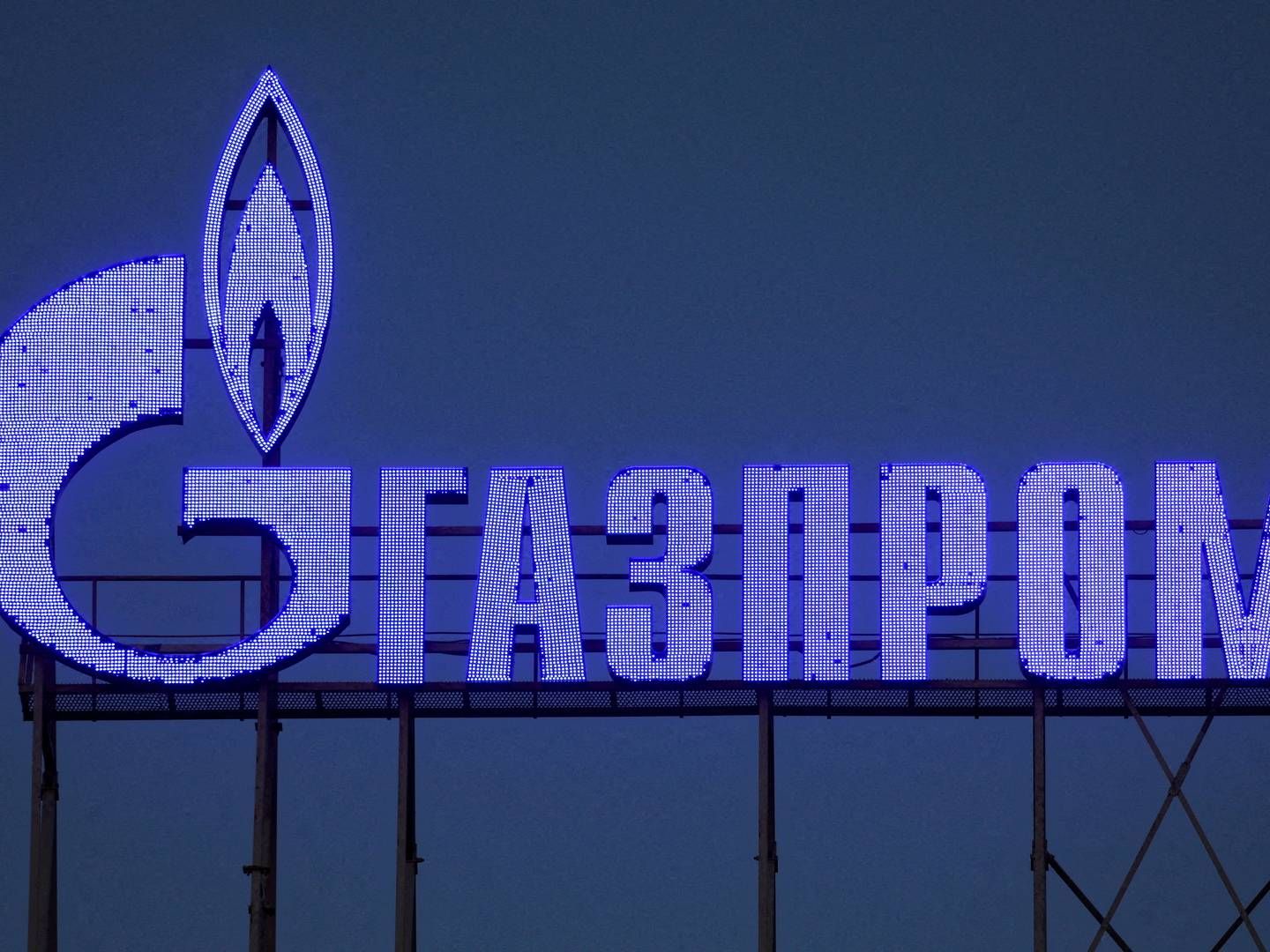 Den russiske gasleverandør Gazprom lukkede for gas til Danmark med virkning fra onsdag. | Foto: REUTERS/REUTERS / X90122