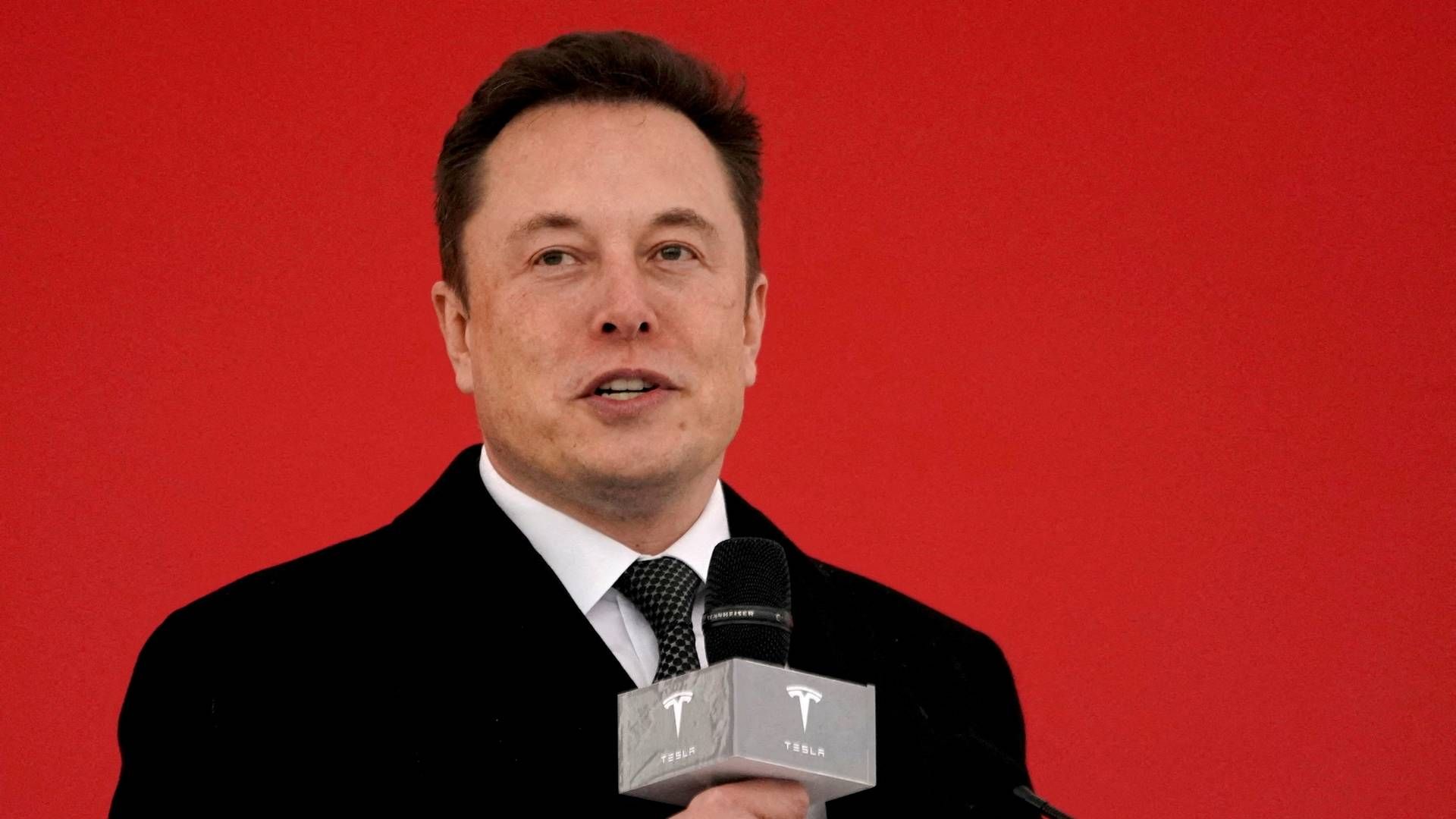 Adm. direktør i Tesla, Elon Musk. | Foto: Aly Song/REUTERS / X01793