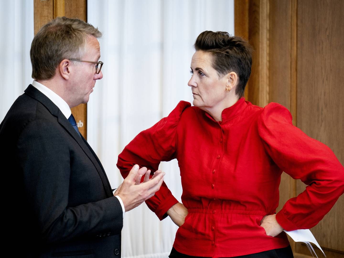 Resultatet af dagens folkeafstemning er en forløsning, siger forsvarsminister Morten Bødskov (S). | Foto: LISELOTTE SABROE
