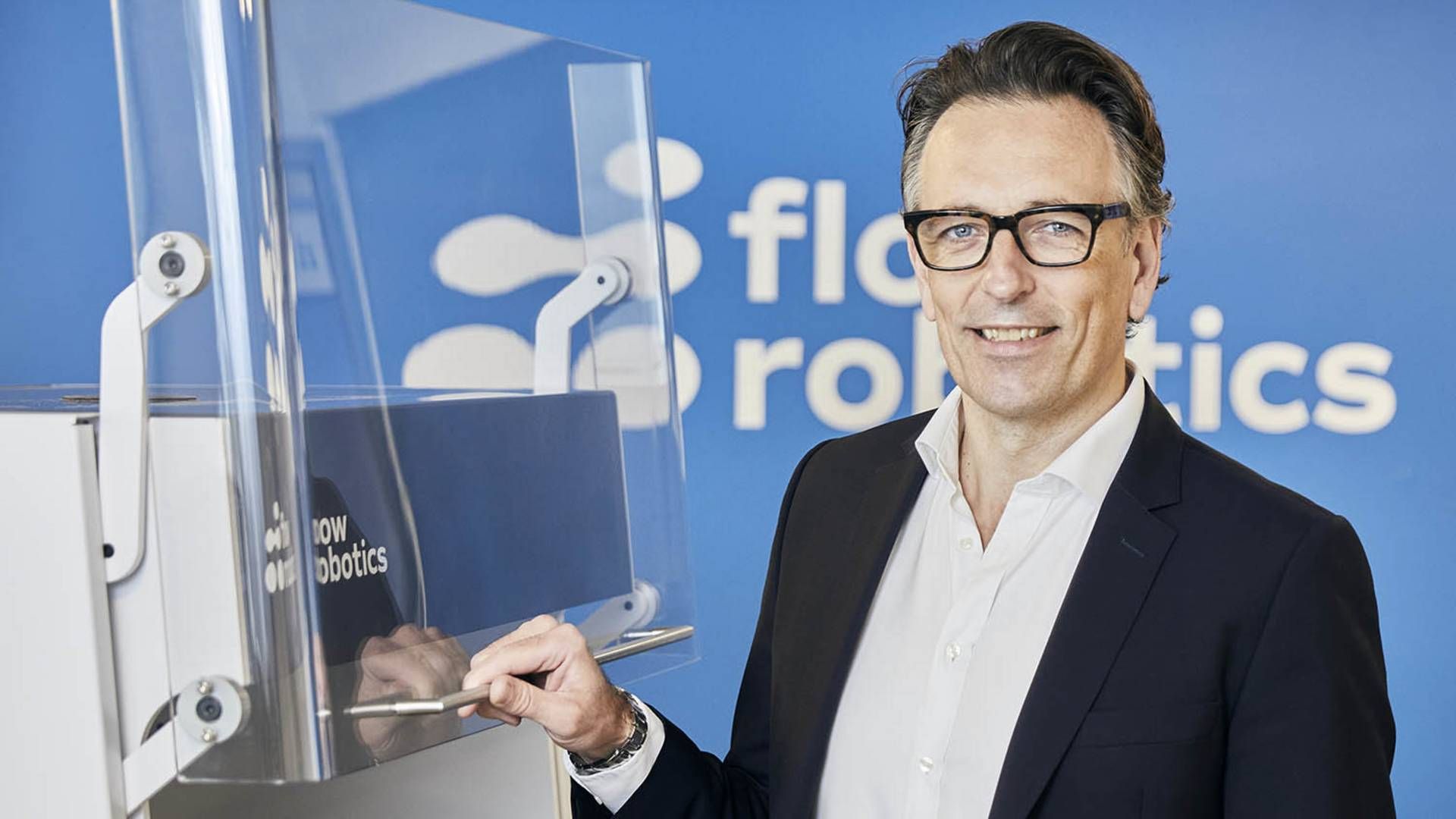 Adam Hillestrøm, bestyrelsesformand for Flow Robotics. | Foto: Flow Robotics / PR
