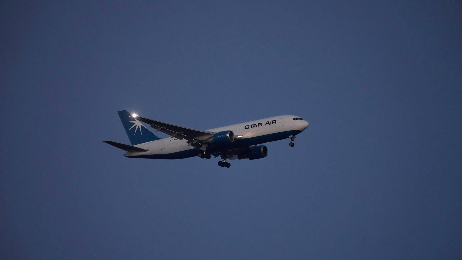 Fragtfly fra Maersk-selskabet Star Air. | Foto: Armando Franca/AP/Ritzau Scanpix