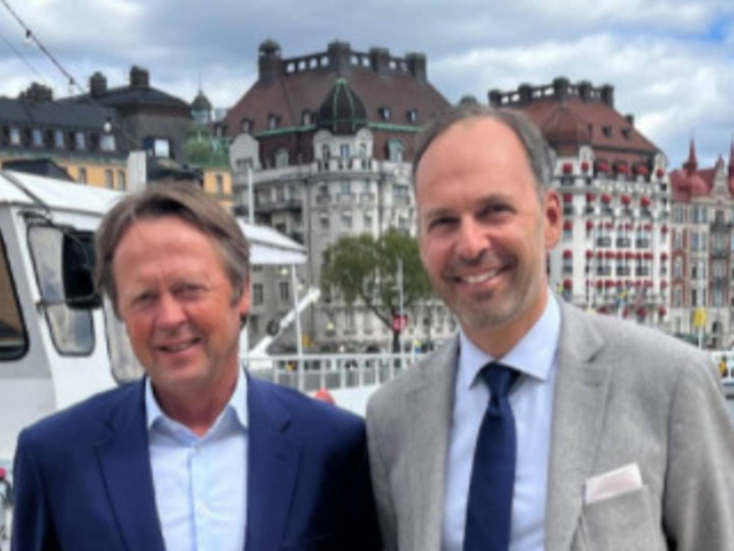 Ragnvald Risan, managing partner and co-founder at NRP (left) and Stefan Roos, manafing partner and founder of Origo Fonder. | Photo: nrp/pr