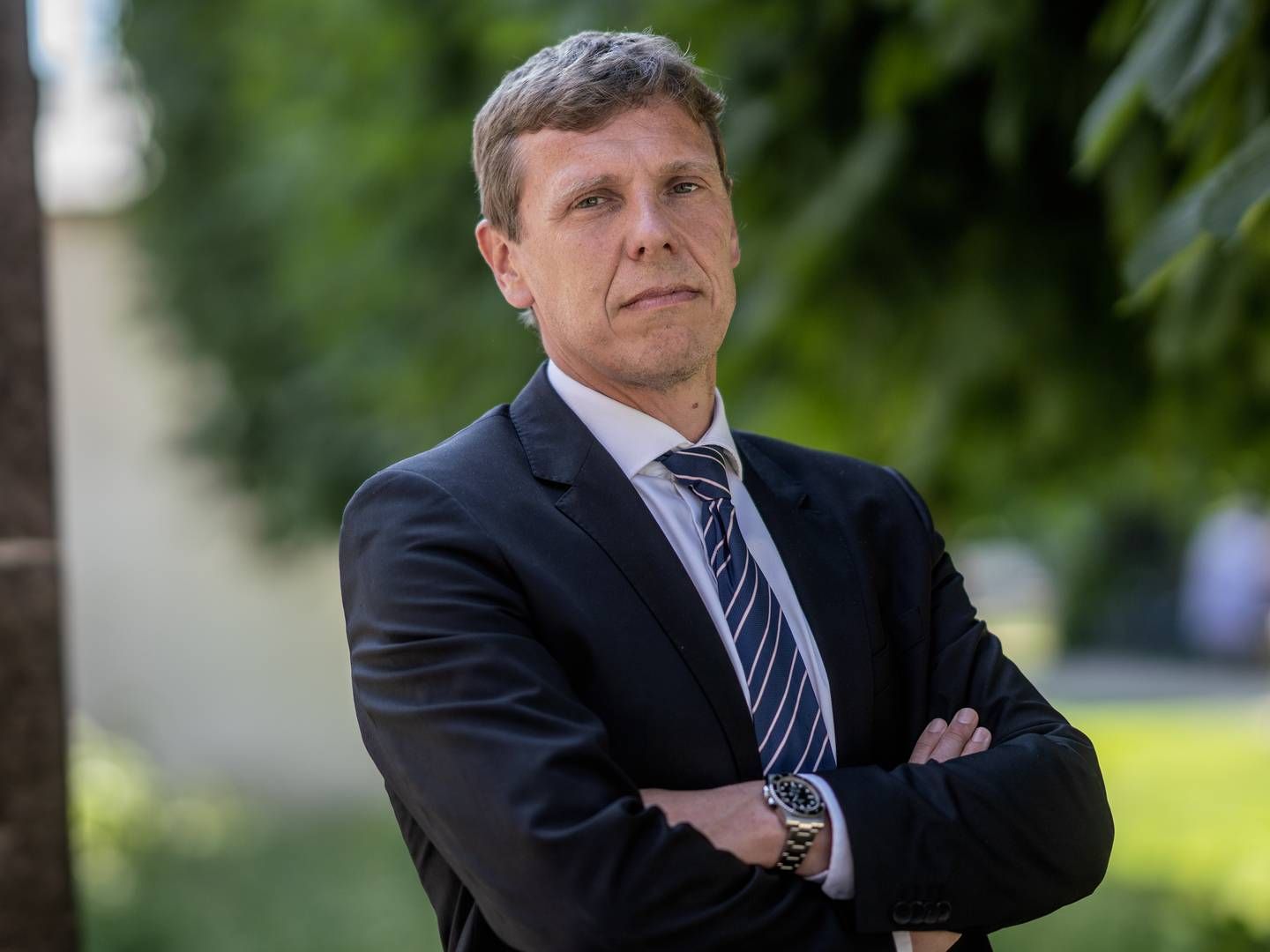 Martin Lavesen, formand i Advokatsamfundet kritiserer håndteringen af FE-sagen for at svække den sigtedes retssikkerhed. | Foto: Stine Bidstrup/ERH