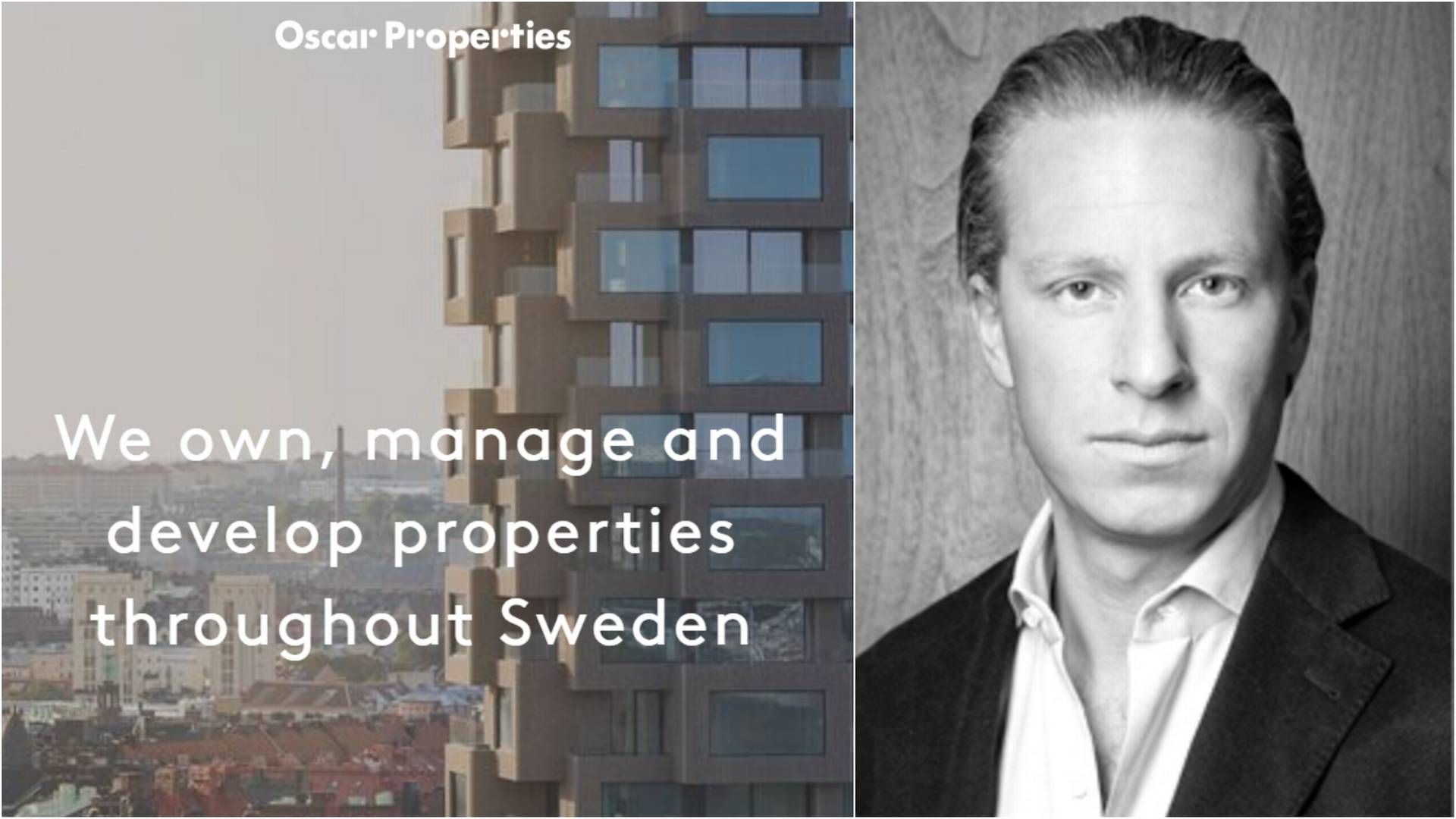 PROBLEMER: Oscar Engelbert og Oscar Properties har havnet i finanspropemer i Sverige. Selskapet raser på børsen, og obligasjonsforfall nærmer seg. | Foto: Oscar Properties