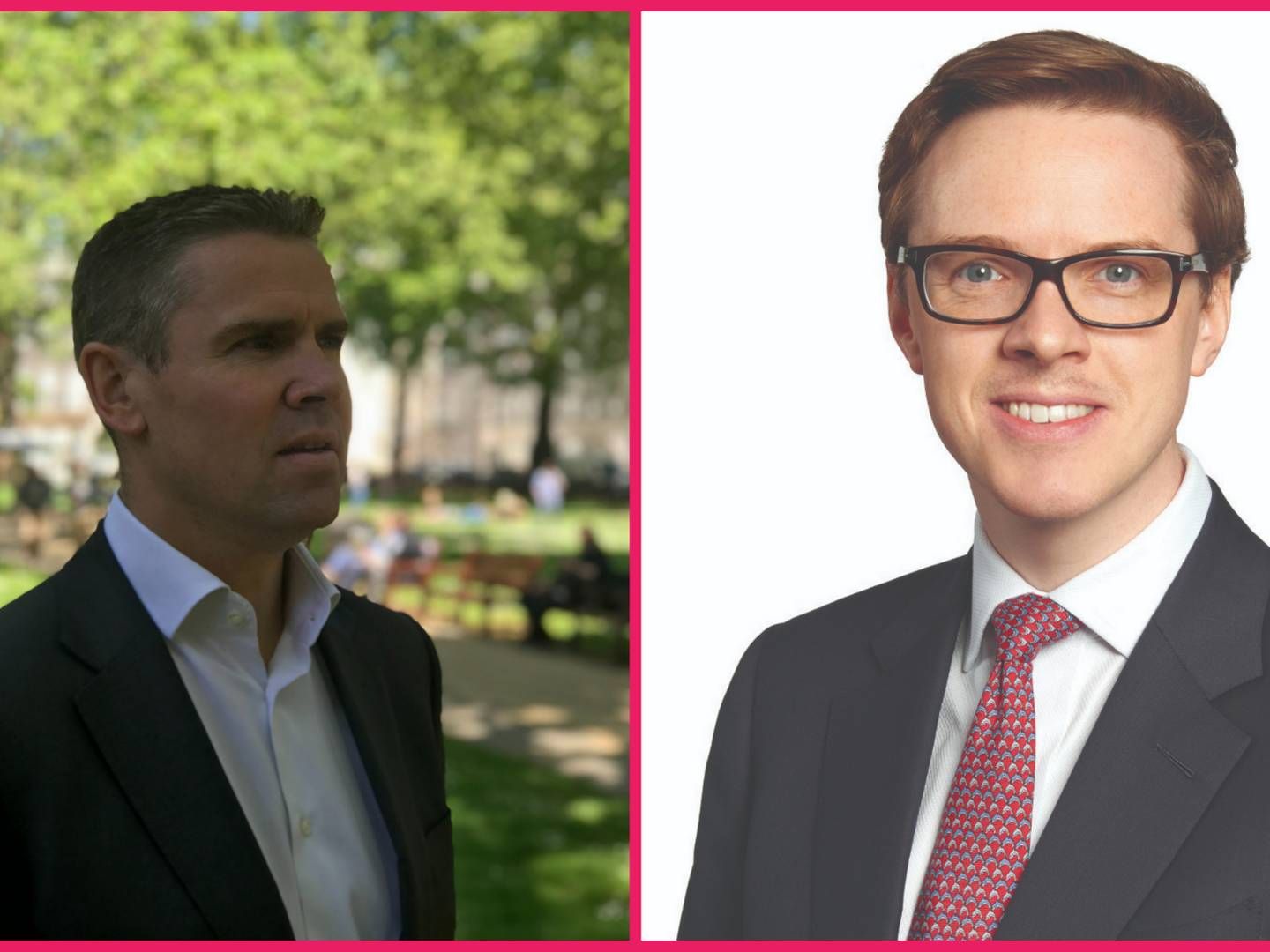 Mark Østergaard, head of Nordics, and Jonathan Bailey, global head of ESG. | Photo: PR / Neuberger Berman