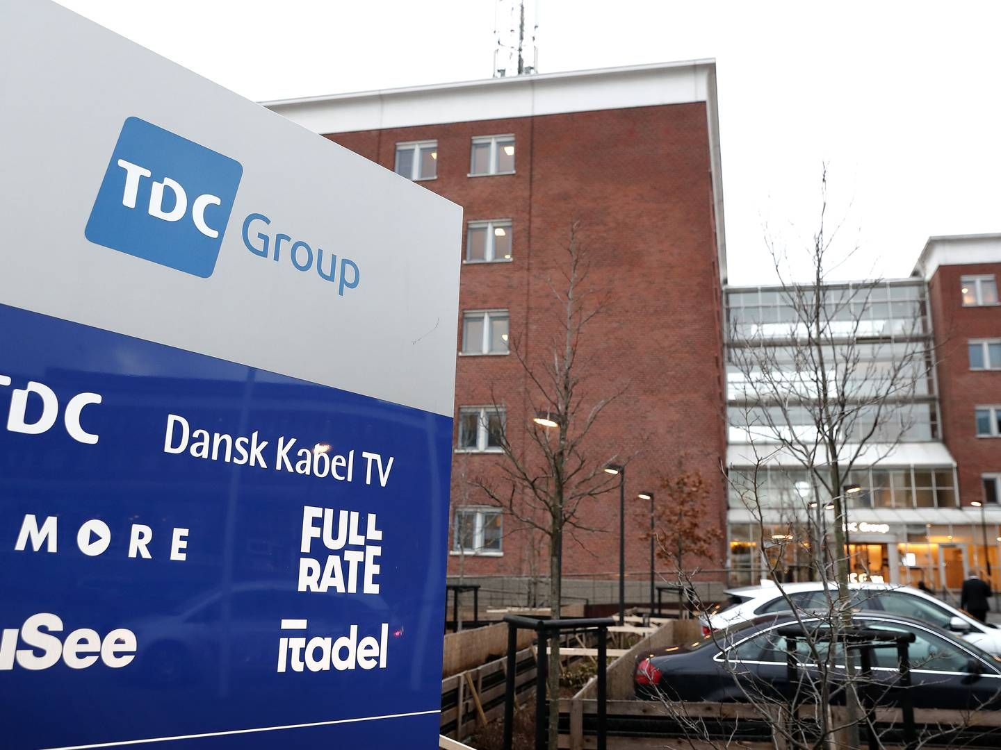 Billede af TDCs hovedsæde. selskabet opløste TDC Group og udklækkede de to nuværende enheder, TDC Net samt Nuuday som to selvstændige selskaber., | Foto: Jens Dresling