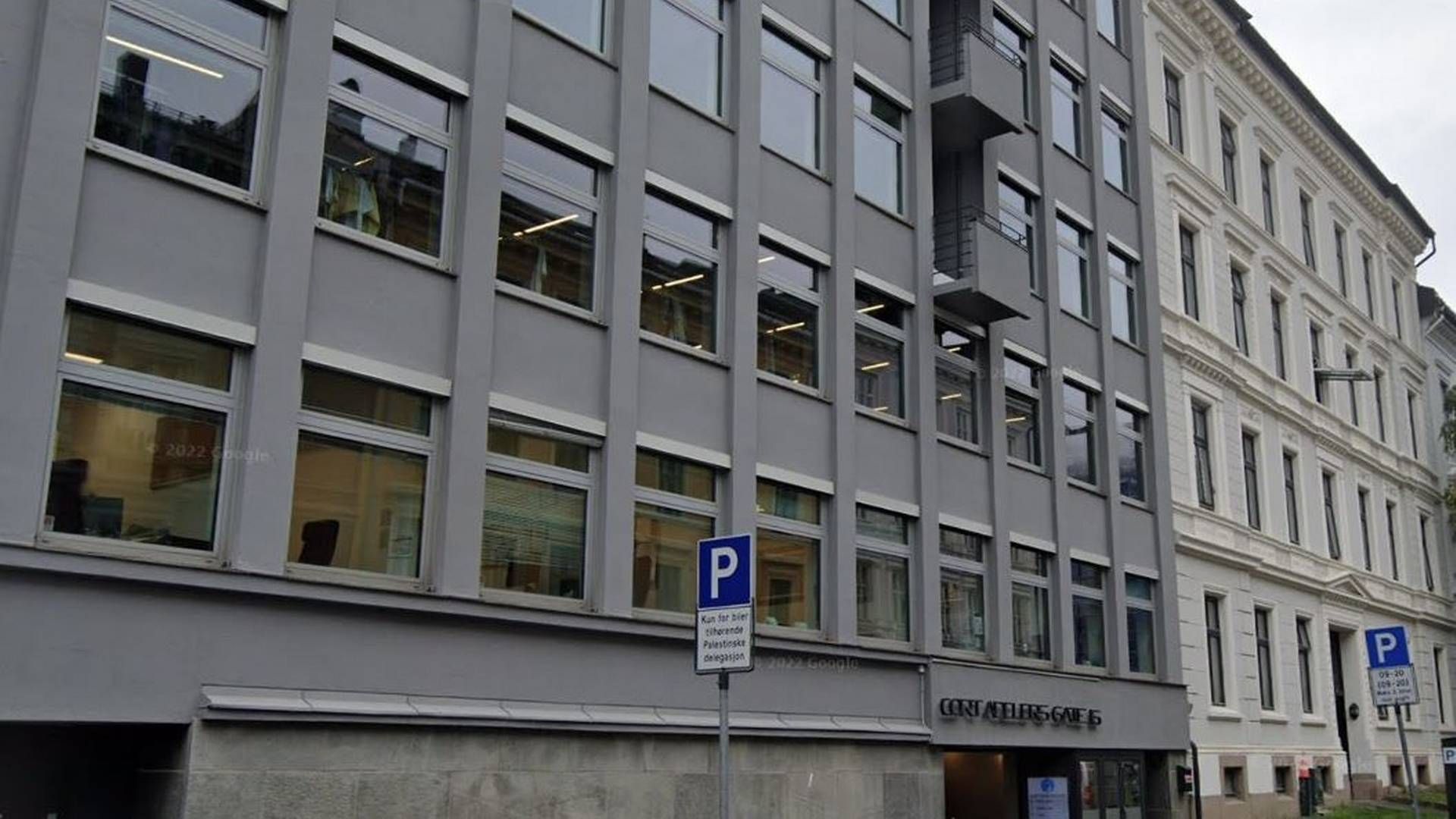 OSLO-KONTOR: Kontoret til Nordia Law Advokatfirma ligger i Cort Adelers gate 16 i Oslo. | Foto: Google Street View