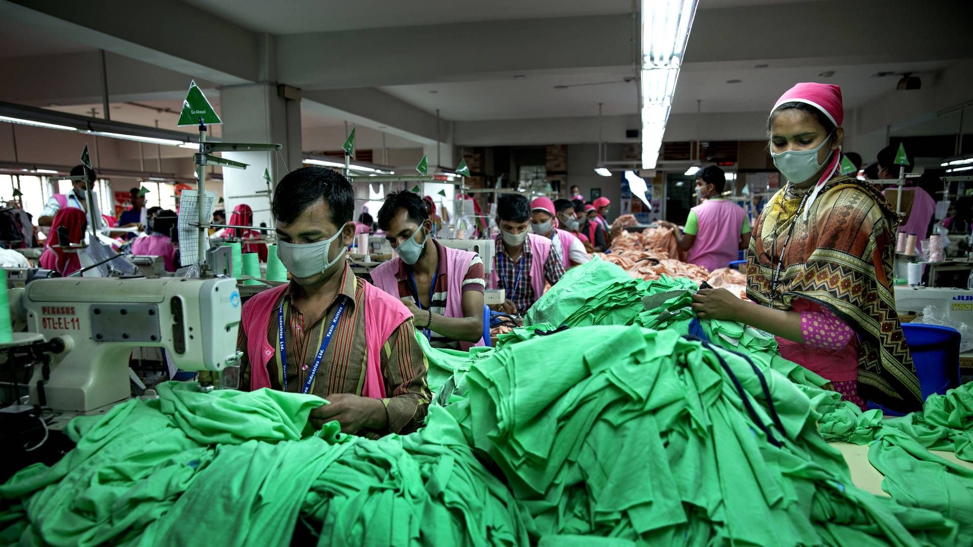 Underleverandører som fx tekstil- og tøjfabrikker i Asien bør indgå bedre i opgørelsen af danske virksomheders klimaaftryk ifølge Klimarådet. | Foto: Jacob Ehrbahn/Politiken