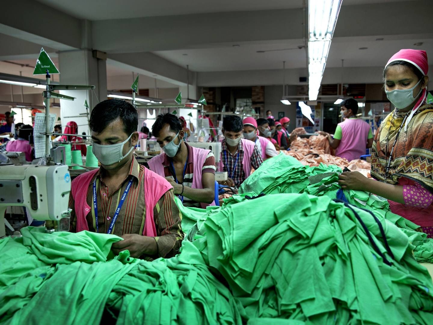 Underleverandører som fx tekstil- og tøjfabrikker i Asien bør indgå bedre i opgørelsen af danske virksomheders klimaaftryk ifølge Klimarådet. | Foto: Jacob Ehrbahn/Politiken
