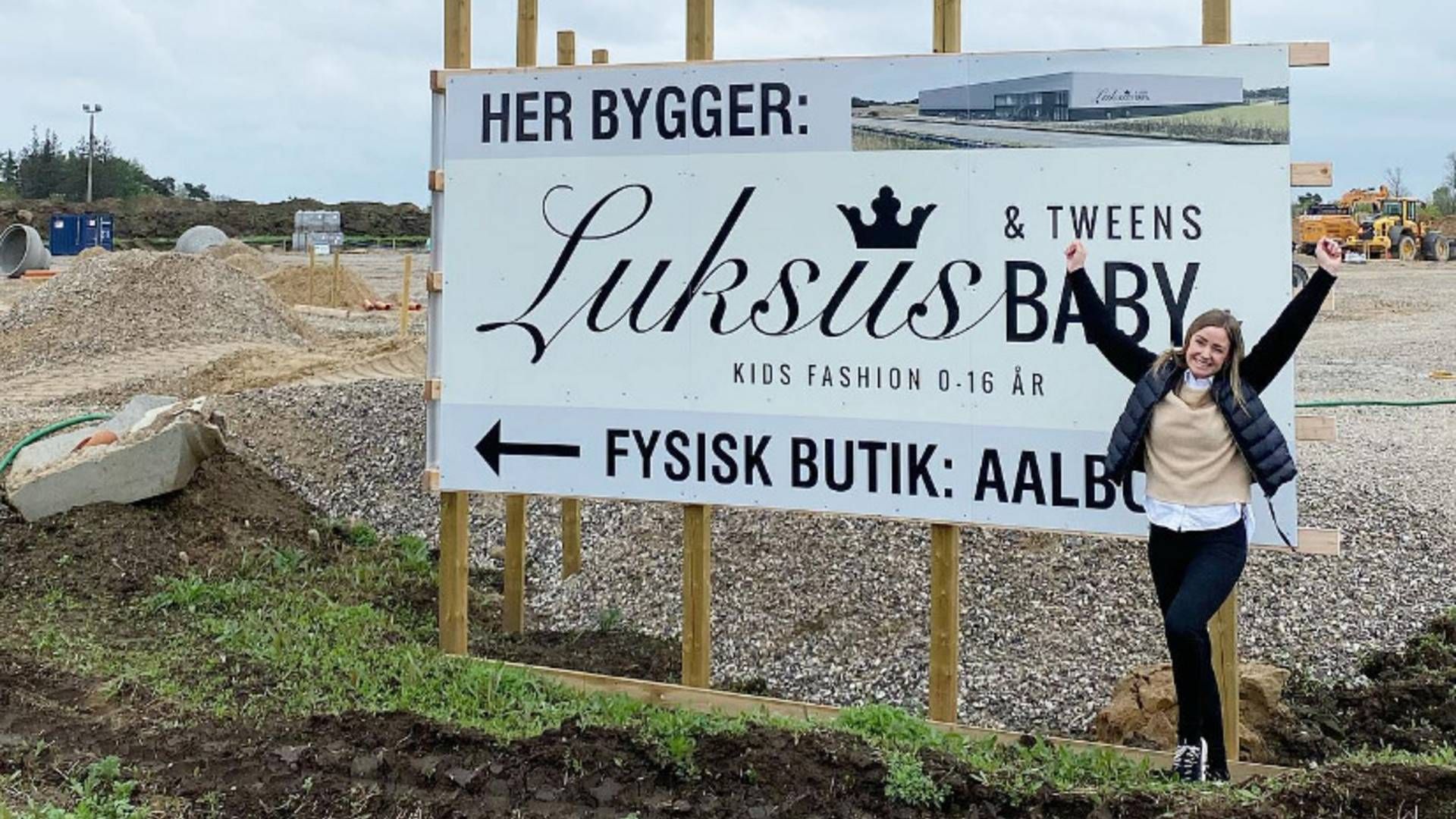 I efteråret 2021 rykkede Luksusbaby, som blev stiftet af Ann-Louise Christine Aasted i 2014 som et barselsprojekt, ind i et nyt hovedkontor og lager i Støvring. | Foto: PRIVATFOTO