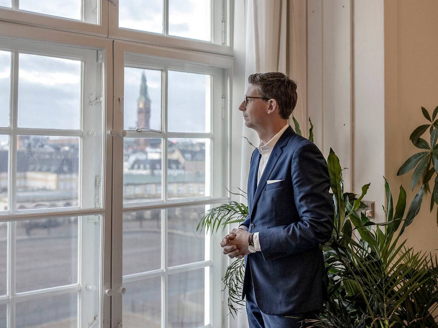 DI – Transports branchedirektør, Karsten Lauritzen, opfordrer regeringen til at gå videre med en fast forbindelse over Kattegat. | Foto: Miriam Dalsgaard/Ritzau Scanpix