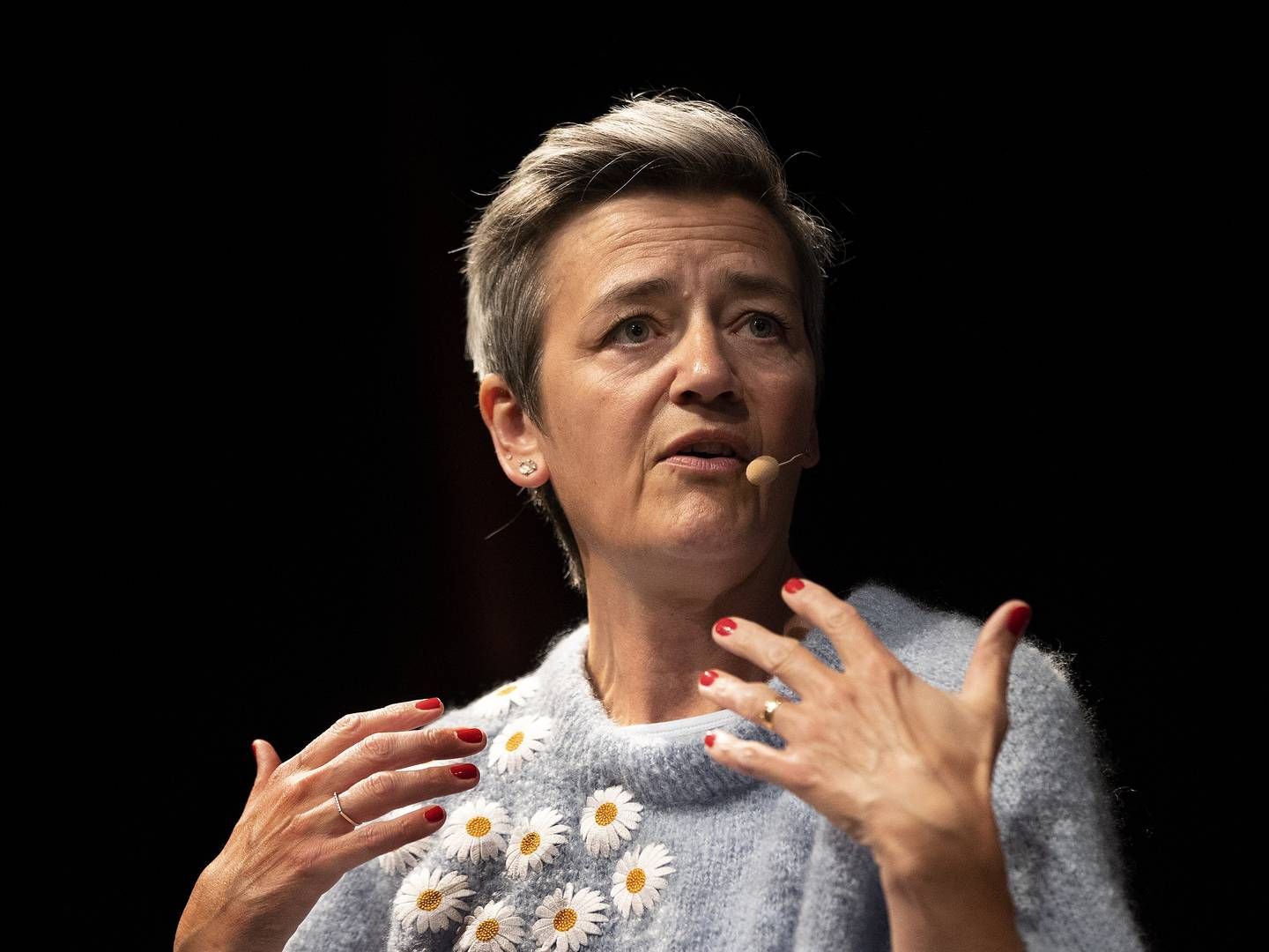 Danmarks støtte til kriseramte SAS har Margrethe Vestagers opmærksomhed. | Foto: Finn Frandsen