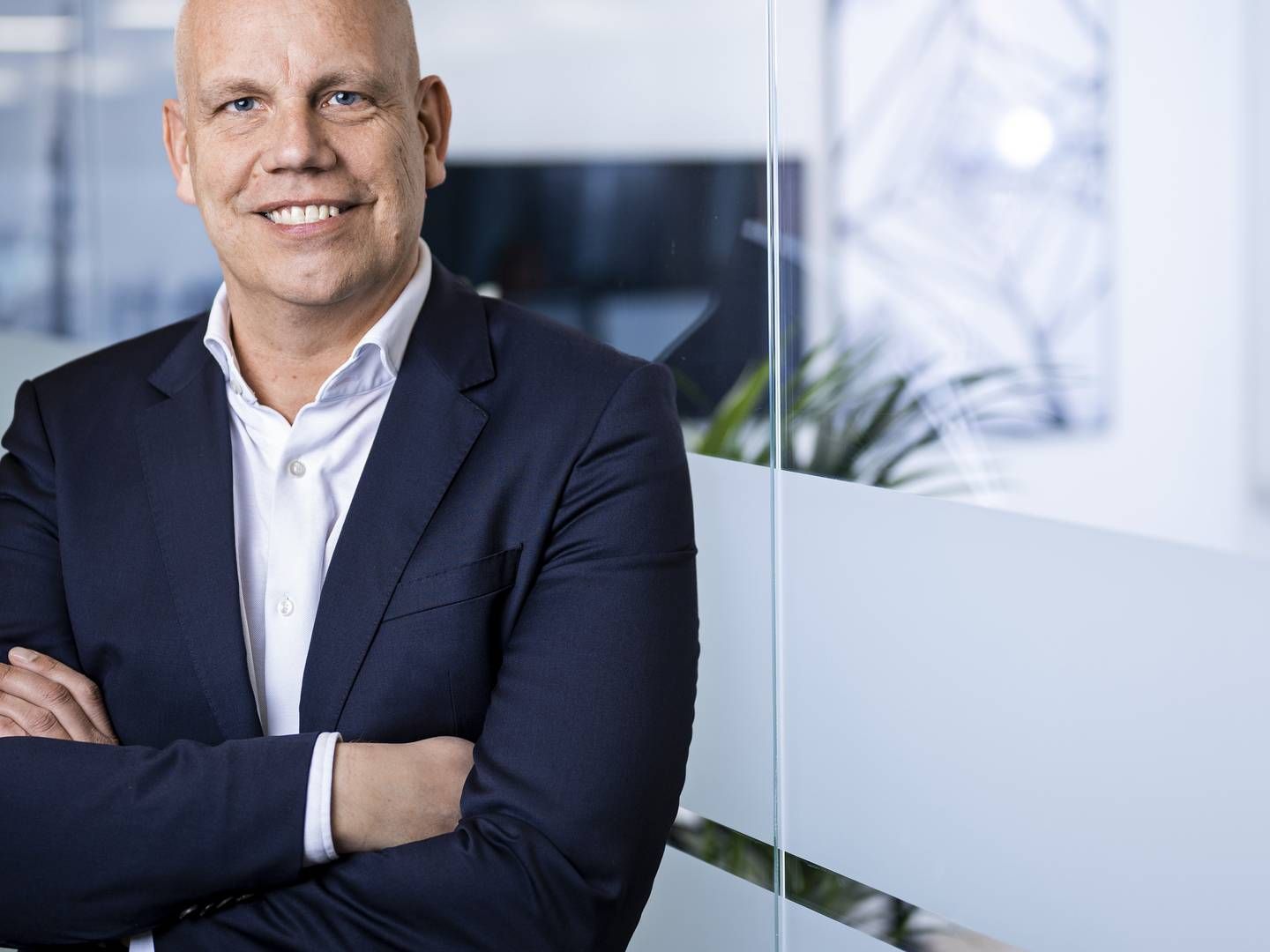 Morten Ekebjærg, adm. direktør for Cellnex Danmark, spejler sig blandt andre i landsholdstræner Kasper Hjulmands ledelsesstil. | Foto: Cellnex / PR