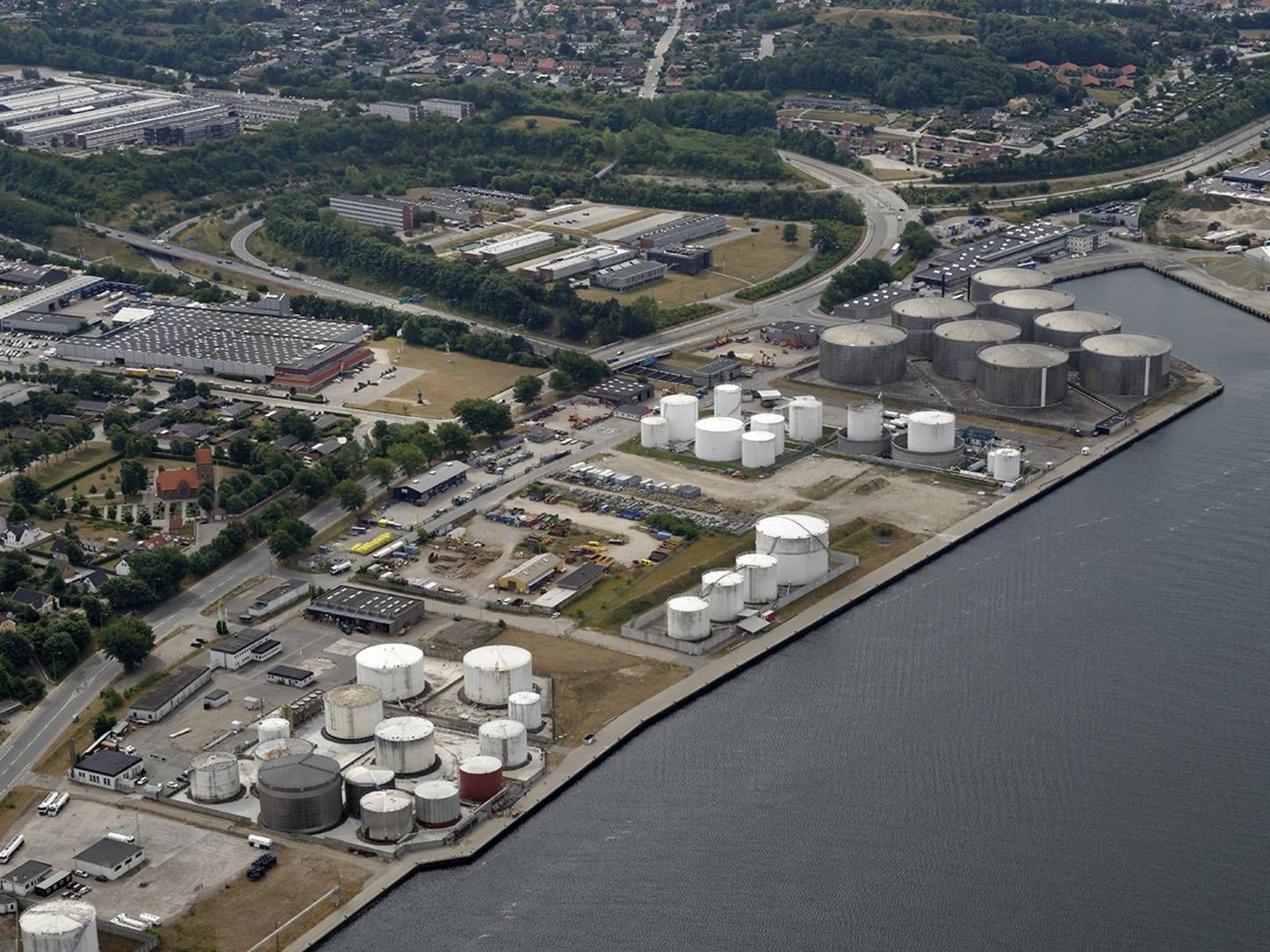 De danske energiaktører Kosan Gas og European Energy vil levere flydende grøn gas til bl.a. industrien. Gassen skal produceres via PTX-restprodukt på Aalborg Havn. | Foto: Port of Aalborg