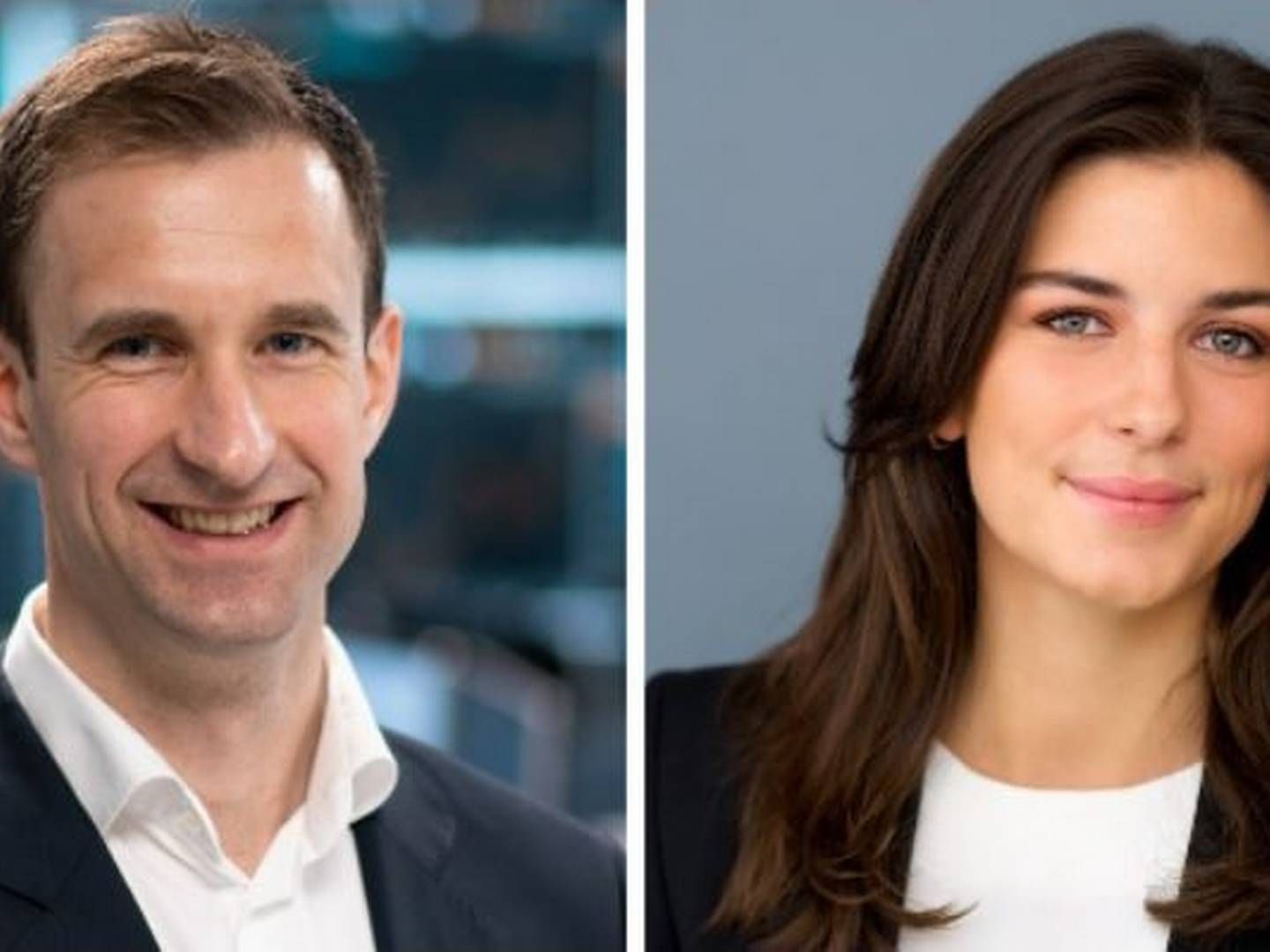 STARTET KARRIERENE MED INTERNSHIP: Analysesjef Haakon Ødegaard i Malling & Co og analytiker Ellen Hjort Bech i CBRE har begge startet karrieren i sine respektive selskaper som interns. | Foto: Malling/CBRE