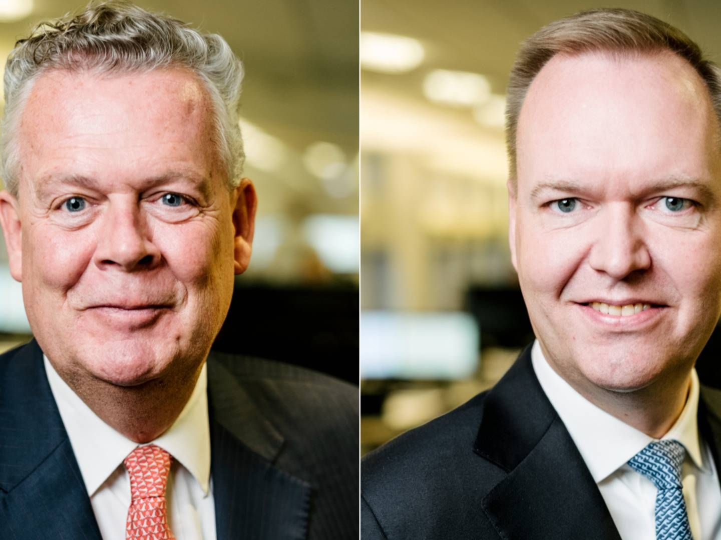 Maersk Brokers CEO, Anders Hald (tv.) og selskabets Asien-direktør Claus Plougmand er klar til at styrke skibsmæglerens position inden for tank. | Foto: PR/Maersk Broker