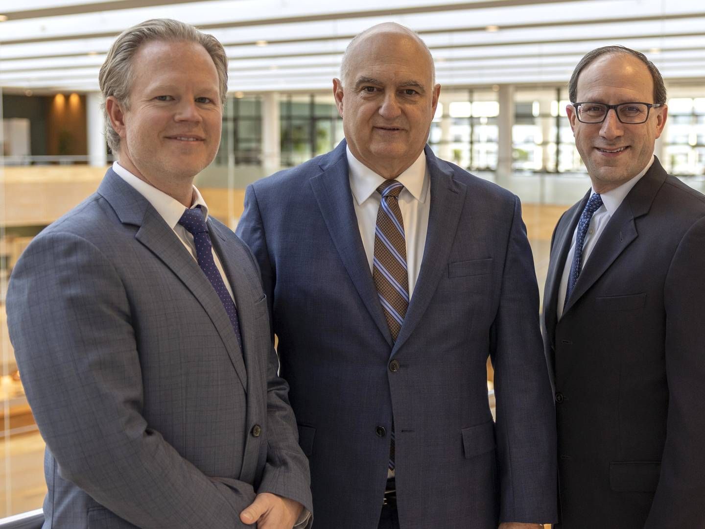 Bioporto amerikanske ledelse fra venstre: Chris Bird, CMO, Tony Pare, CEO og Neil Goldman, CFO. | Foto: Bioporto/PR