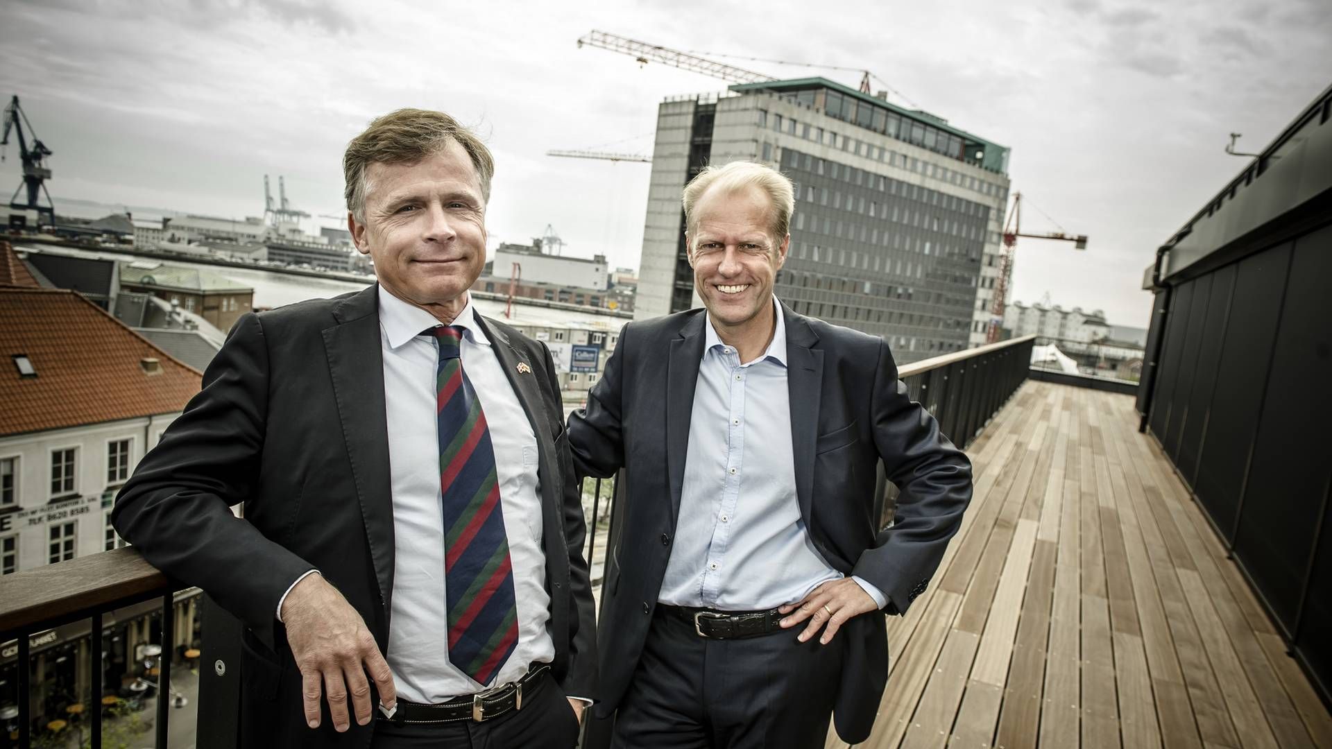 ”Rømø Havn – en oplagt partner for offshorebranchen,” skriver Henrik Kleis (t.v.) selv på LinkedIn i forbindelse med den nye formandspost. | Foto: HANSEN MICHAEL/JPA