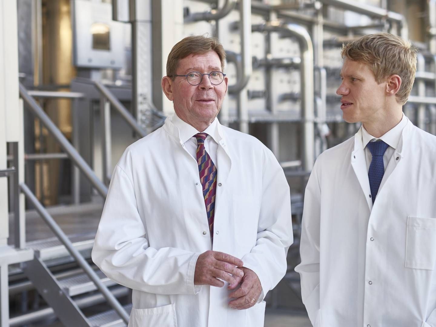 Pharmacosmos's chief operating officer, Tobias S. Christensen (right), and chief executive officer, Lars Christensen (left) | Photo: Pharmacosmos / PR