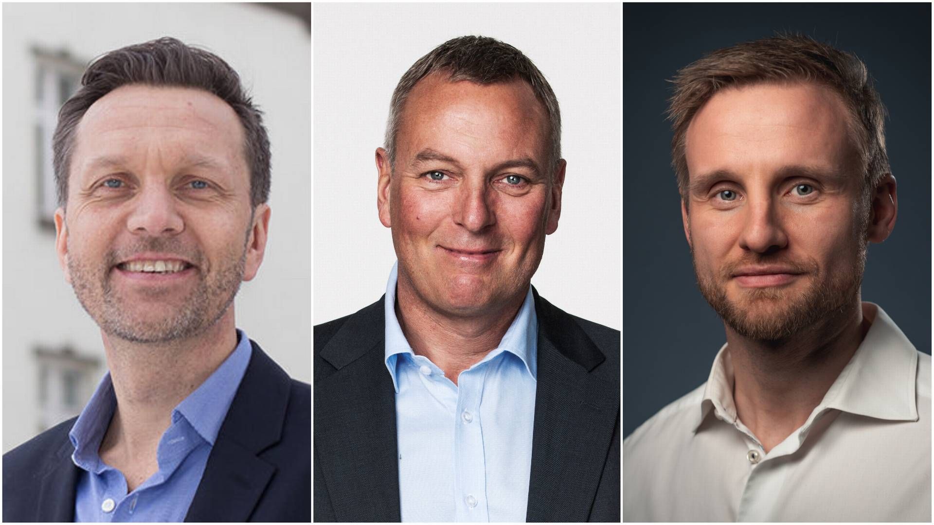 SKAL LEDER SELSKAPET: Finansdirektør Tor-André Grenersen, daglig leder Rolf Thorsen og eiendomsdirektør Ben-Ruben Heimstad. | Foto: Polaris Eiendom