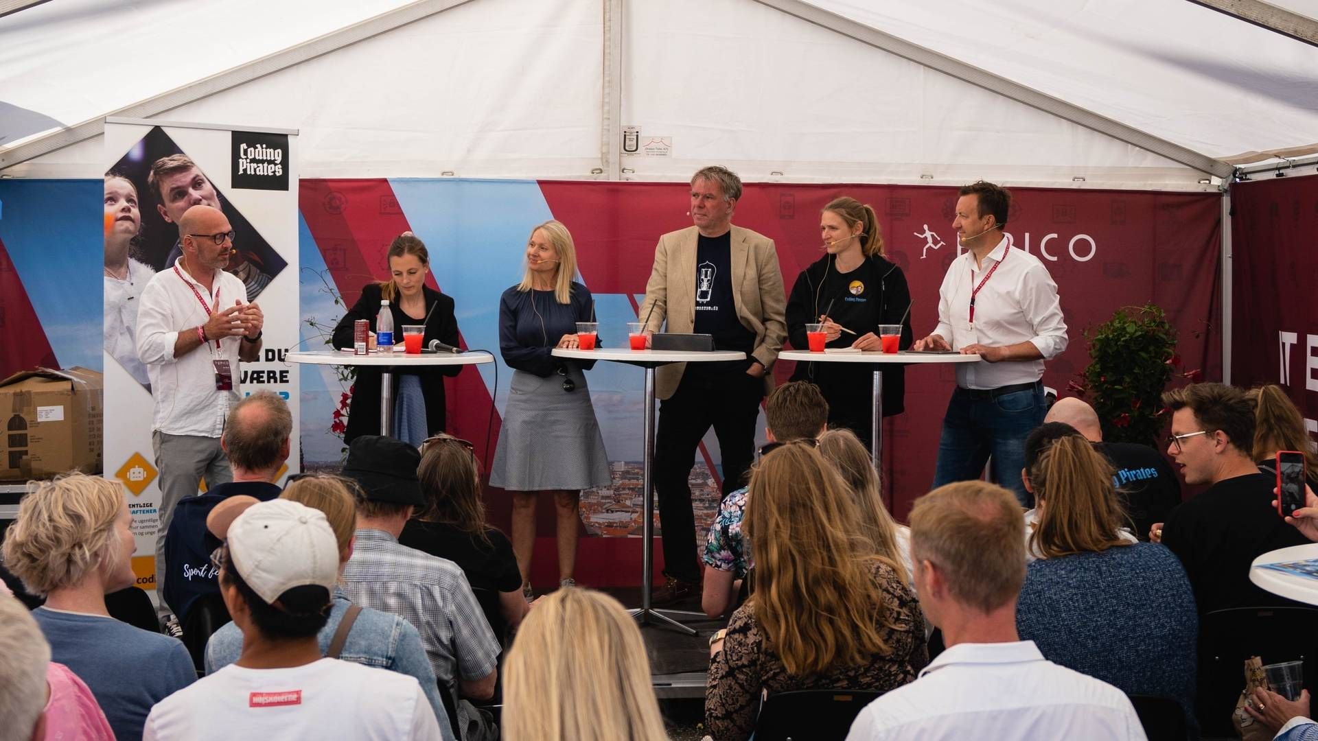 Epico arrangerede fem debatter på det netop overståede folkemøde på Bornholm. | Foto: David Engstrøm