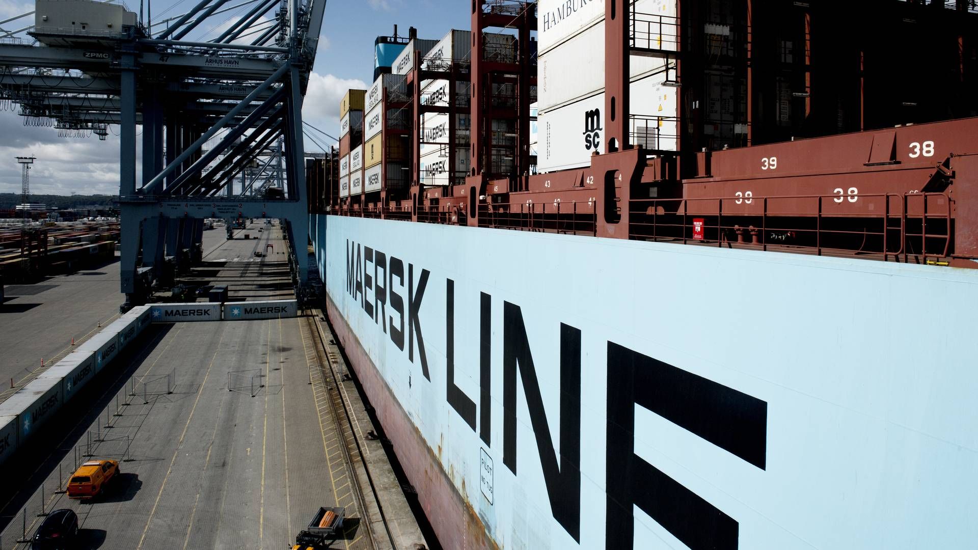 Maersk container vessel Merete Mærsk. | Photo: Tanja Carstens Lund // Jyllands-Posten