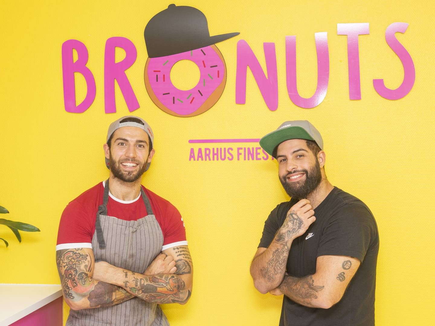 Türker Alici (tv) og Ninos Oraha (th) stiftede donutkæden i 2019, men har det seneste halve år ikke været en del af Bronuts. | Foto: Stine Rasmussen/JPA