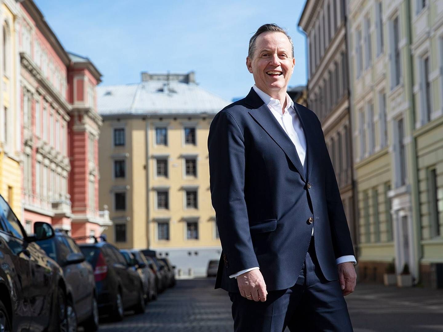 BANKSJEF: Ålesunder Erlend Angelfoss (54) ble i mai landsjef for Danske Bank i Norge. | Foto: Danske Bank/Lars Holand