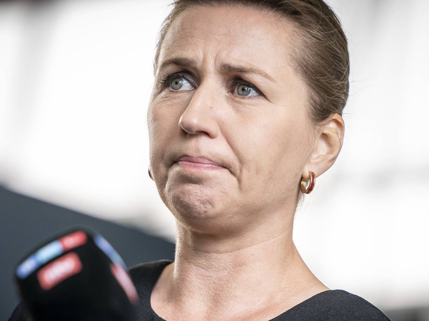 Statsminister Mette Frederiksen (S) får tildelt en næse. | Foto: Mads Claus Rasmussen