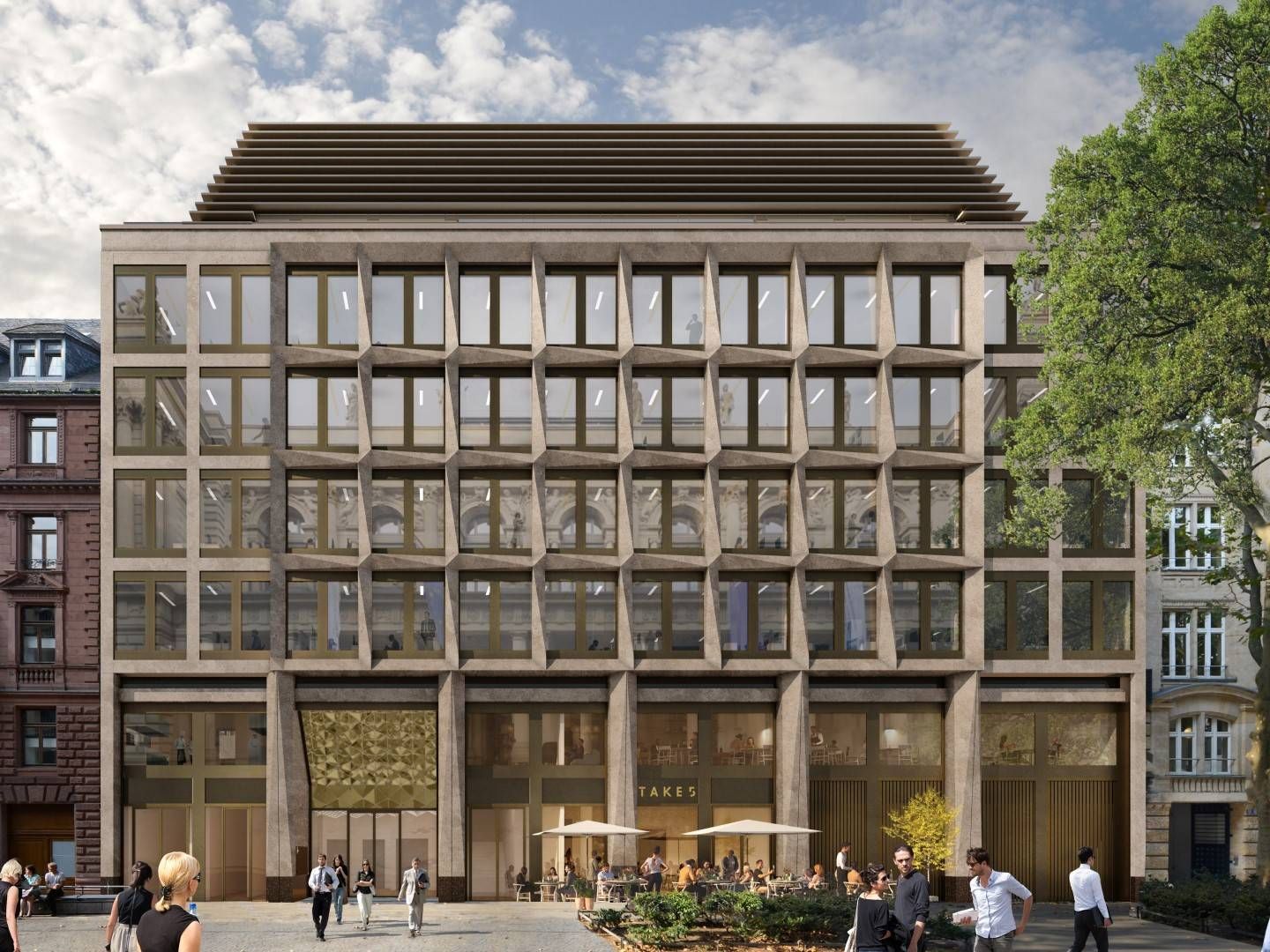 Die geplante neue Deutschlandzentrale der US-Bank Citi in Frankfurt | Foto: Citi