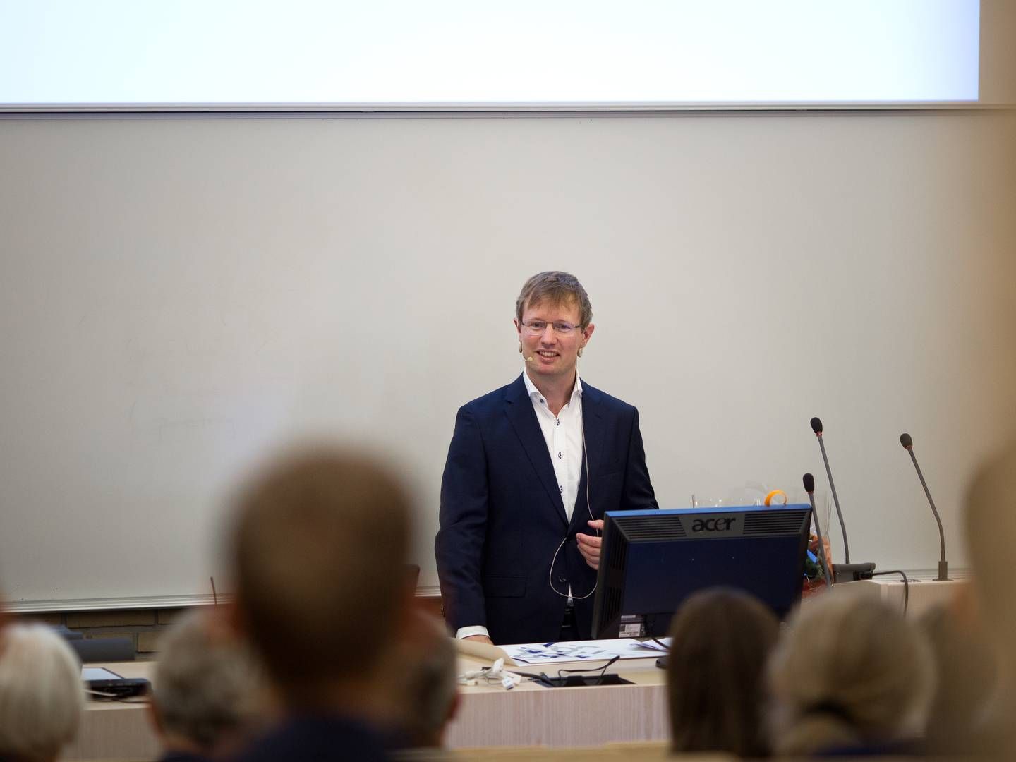 Simon Glerup er stifter af Draupnir Bio og var adm. direktør indtil Andrew Hotchkiss tog over i 2021. | Foto: Melissa Yildirim / Aarhus Universitet