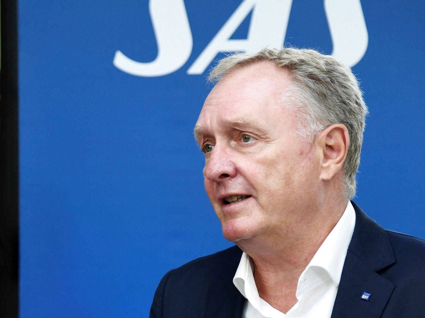 SAS-formand, Carsten Dilling. | Foto: Lars Schroder/AFP/Ritzau Scanpix
