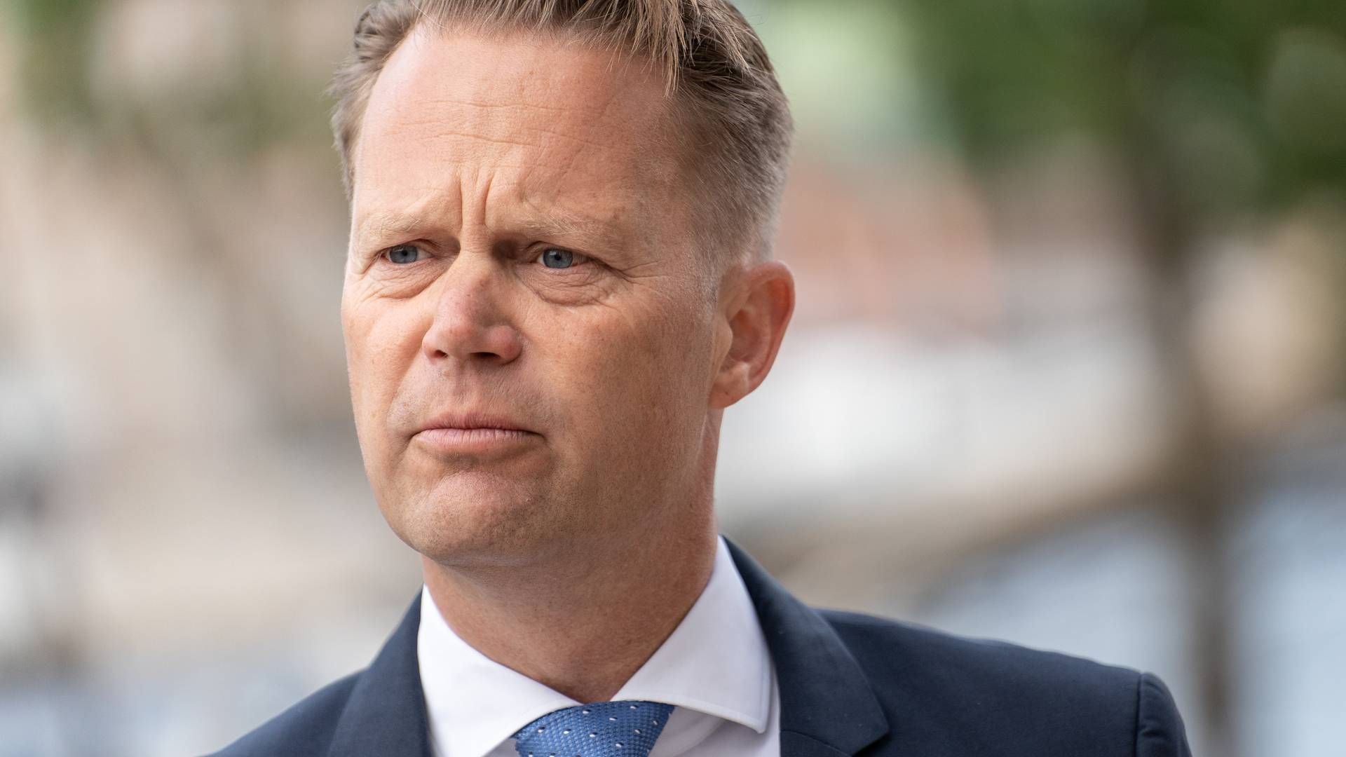 Udenrigsminister Jeppe Kofod mener, at det er nødvendigt at være realistiske i forhold til holdbarheden af kornaftalen mellem Ukraine og Rusland. | Foto: Emil Helms