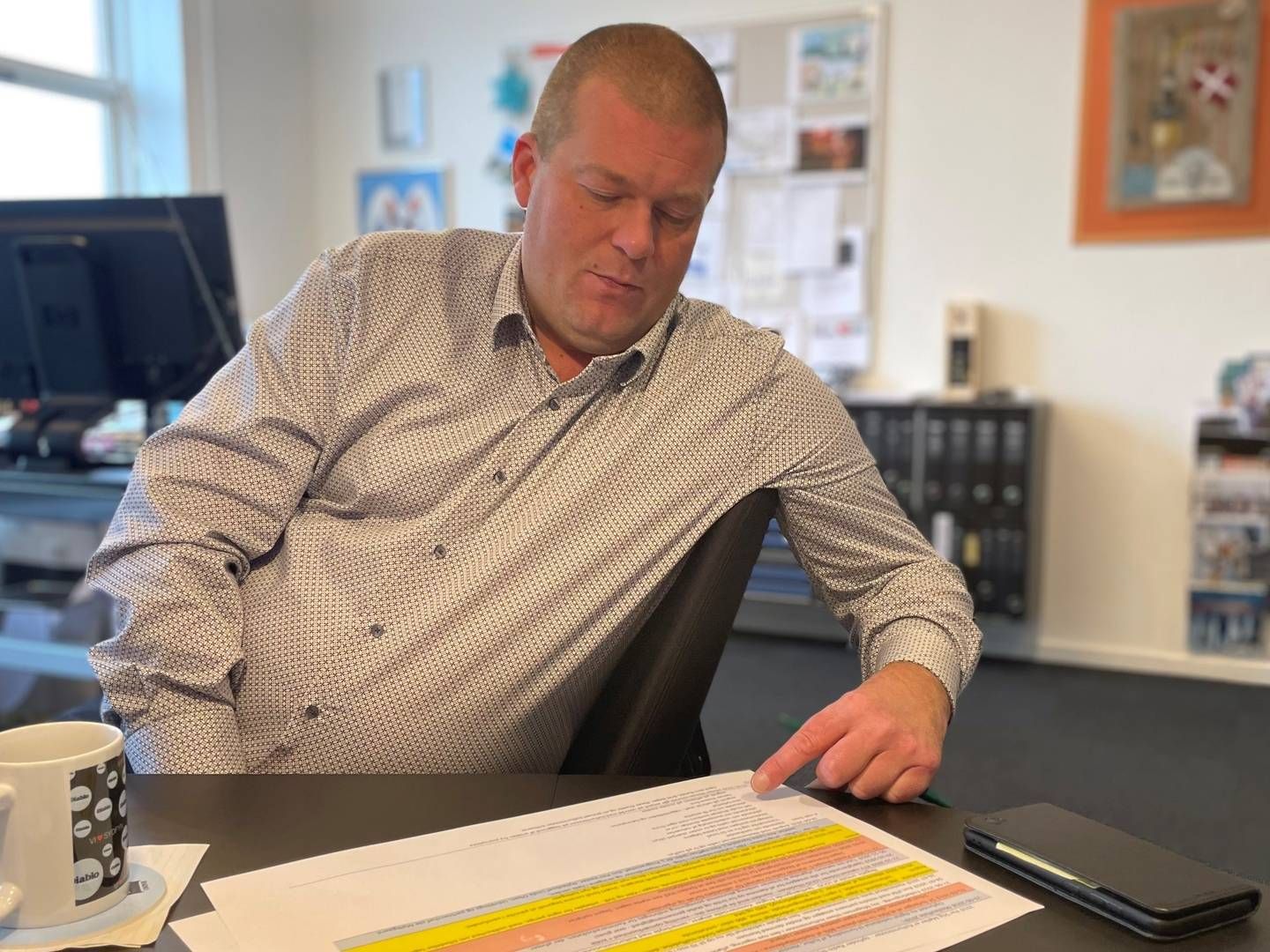 Radio Diablos adm. direktør og medejer, Martin Brandt Larsen, ser tilbage på første halvår af 2022. | Foto: Kit Lindhardt